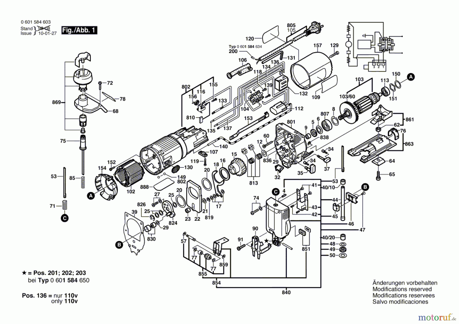 Bosch Werkzeug Stichsäge GST 85 PE Seite 1