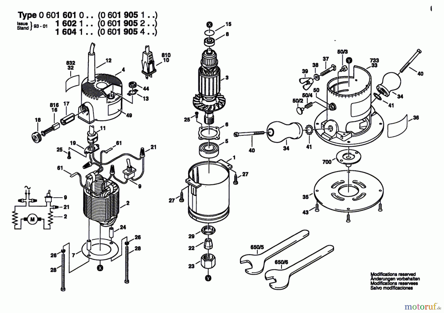 Bosch Werkzeug Hw-Oberfräse ---- Seite 1