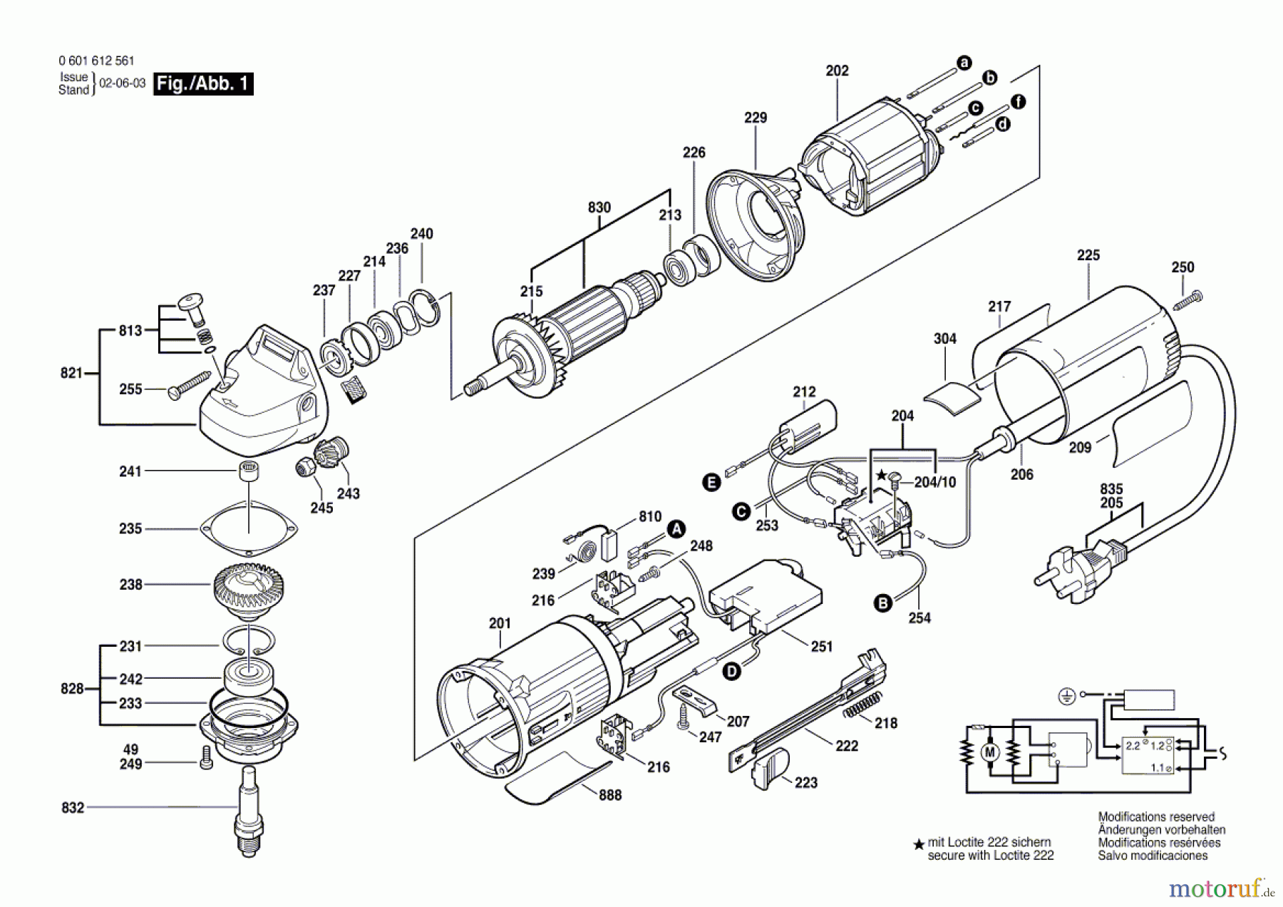 Bosch Werkzeug Mauernutfräse R-115 Seite 1