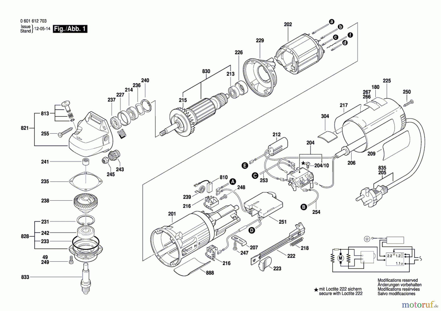 Bosch Werkzeug Mauernutfräse GNF 20 CA Seite 1