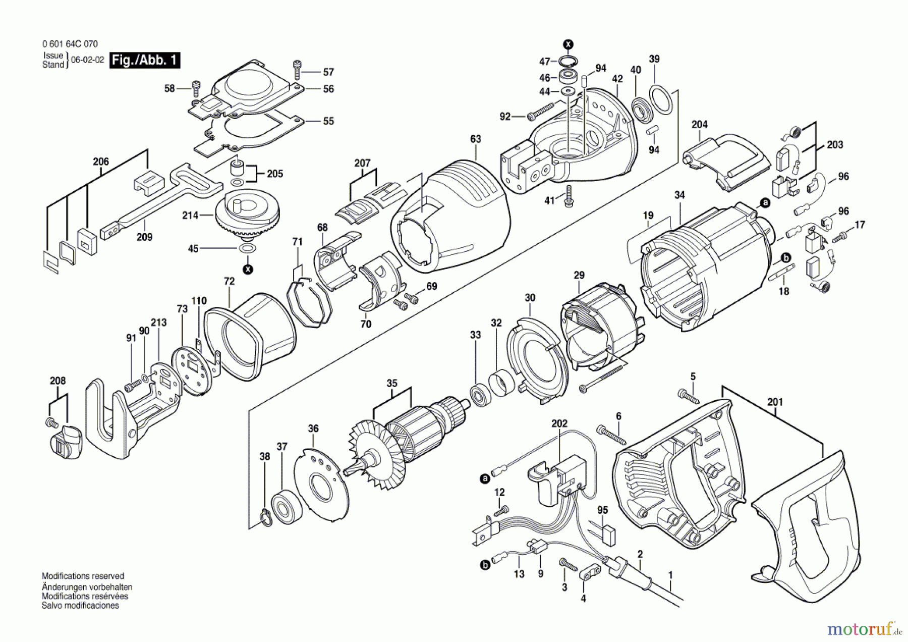 Bosch Werkzeug Säbelsäge GSA 900 E Seite 1