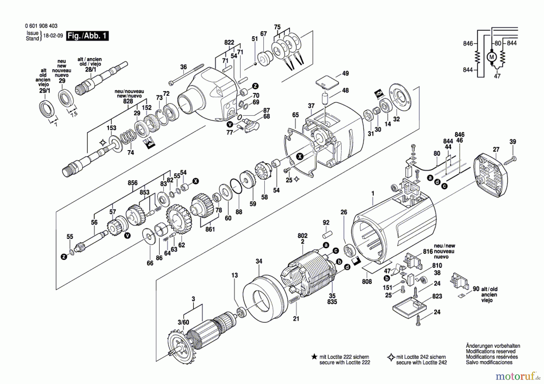 Bosch Werkzeug Bohrmaschine 1908 Seite 1