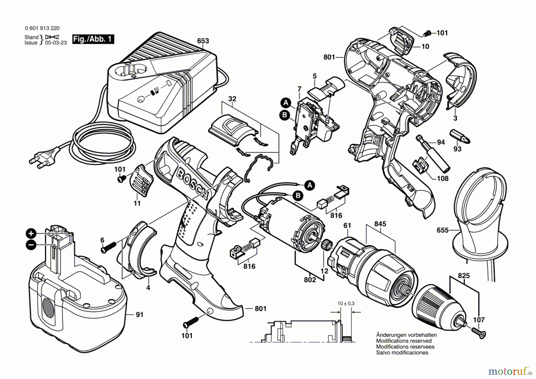 Bosch Akku Werkzeug Akku-Schlagbohrmaschine GSB 24 VE-2 Seite 1
