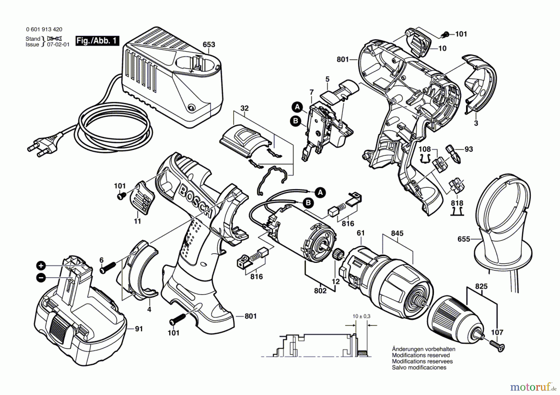 Bosch Akku Werkzeug Akku-Schlagbohrmaschine GSB 14,4 VE-2 Seite 1