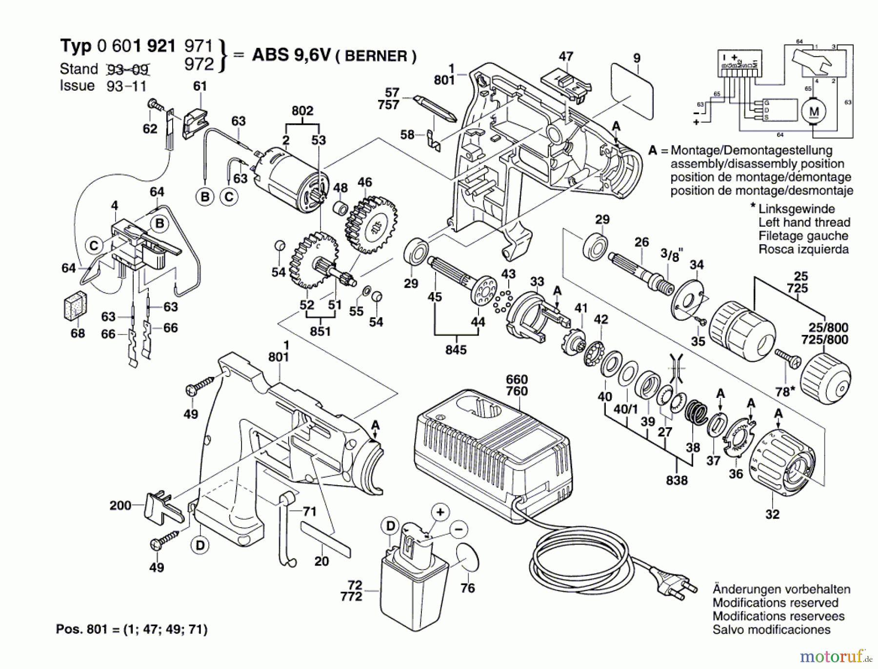 Bosch Akku Werkzeug Akku-Schrauber ABS 9,6 V-SET Seite 1