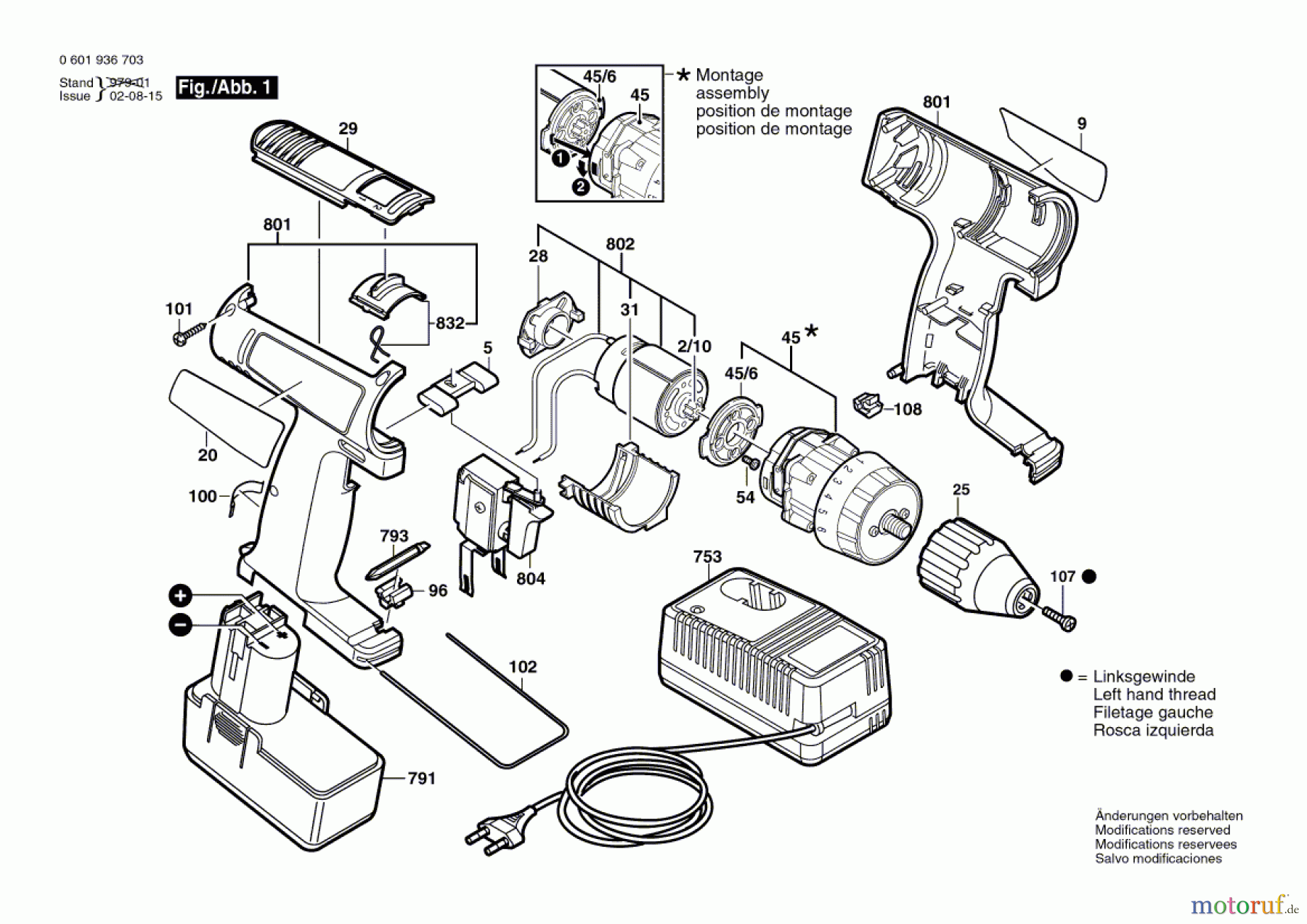 Bosch Akku Werkzeug Akku-Schrauber GSR 7,2 VES-2 Seite 1