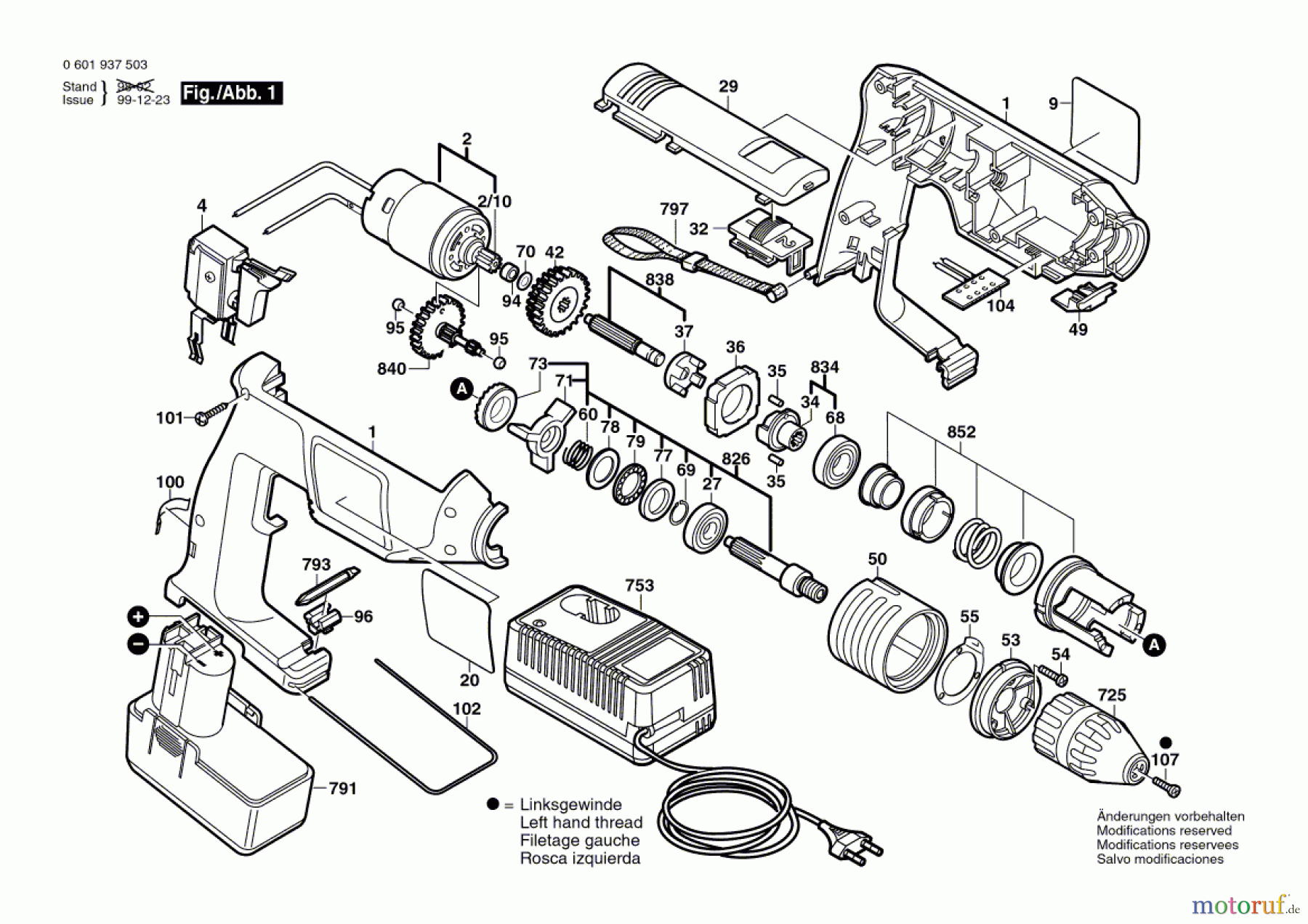 Bosch Akku Werkzeug Akku-Schlagbohrmaschine GSB 12 VES-2 Seite 1
