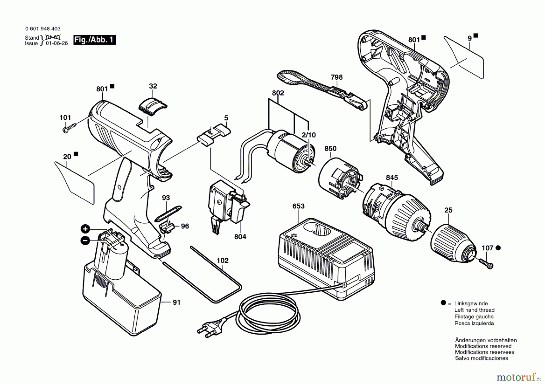 Bosch Akku Werkzeug Akku-Schrauber GSR 14,4 VE-2 Seite 1