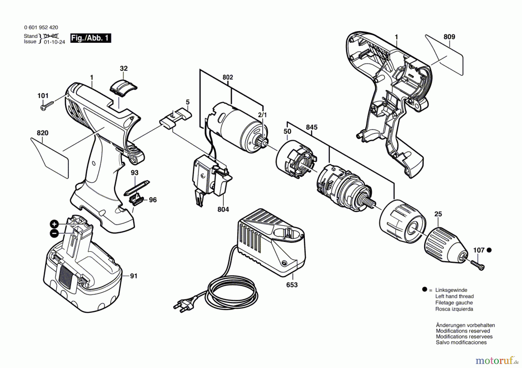 Bosch Akku Werkzeug Akku-Schlagbohrmaschine GSB 14,4 VE-2 Seite 1