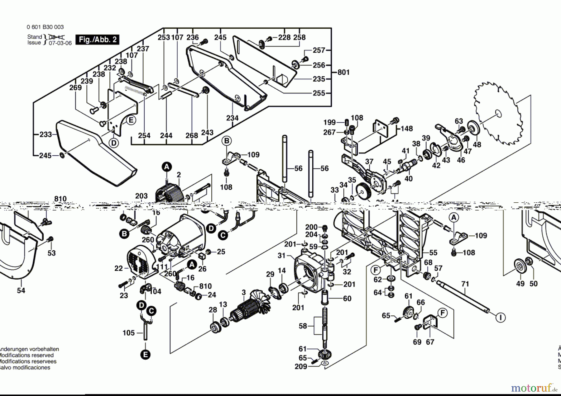 Bosch Werkzeug Tischkreissäge GTS 10 Seite 2