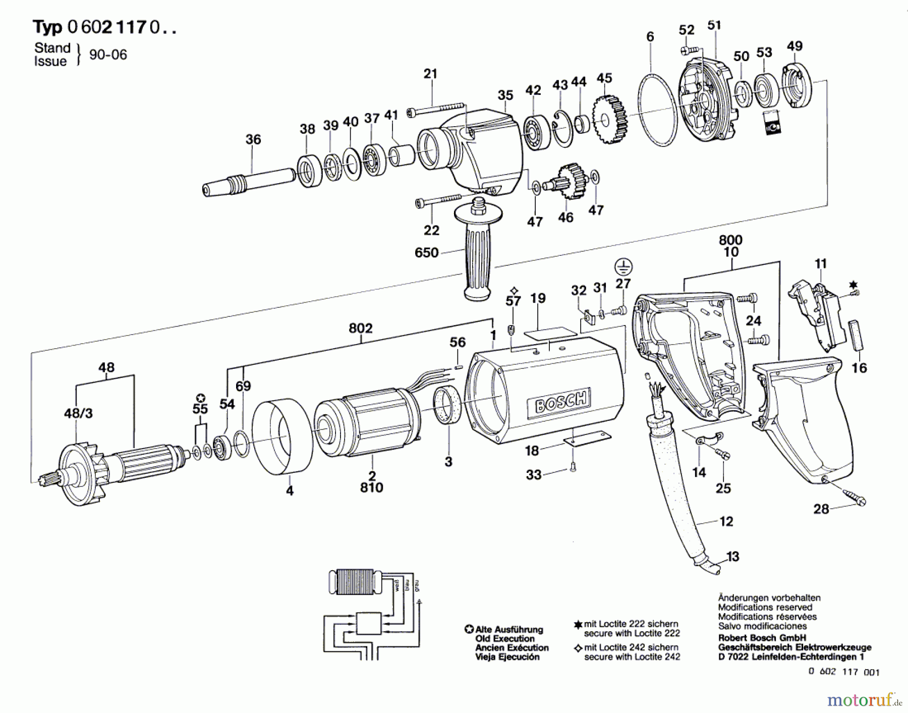 Bosch Werkzeug Hf-Bohrmaschine GR.65 Seite 1