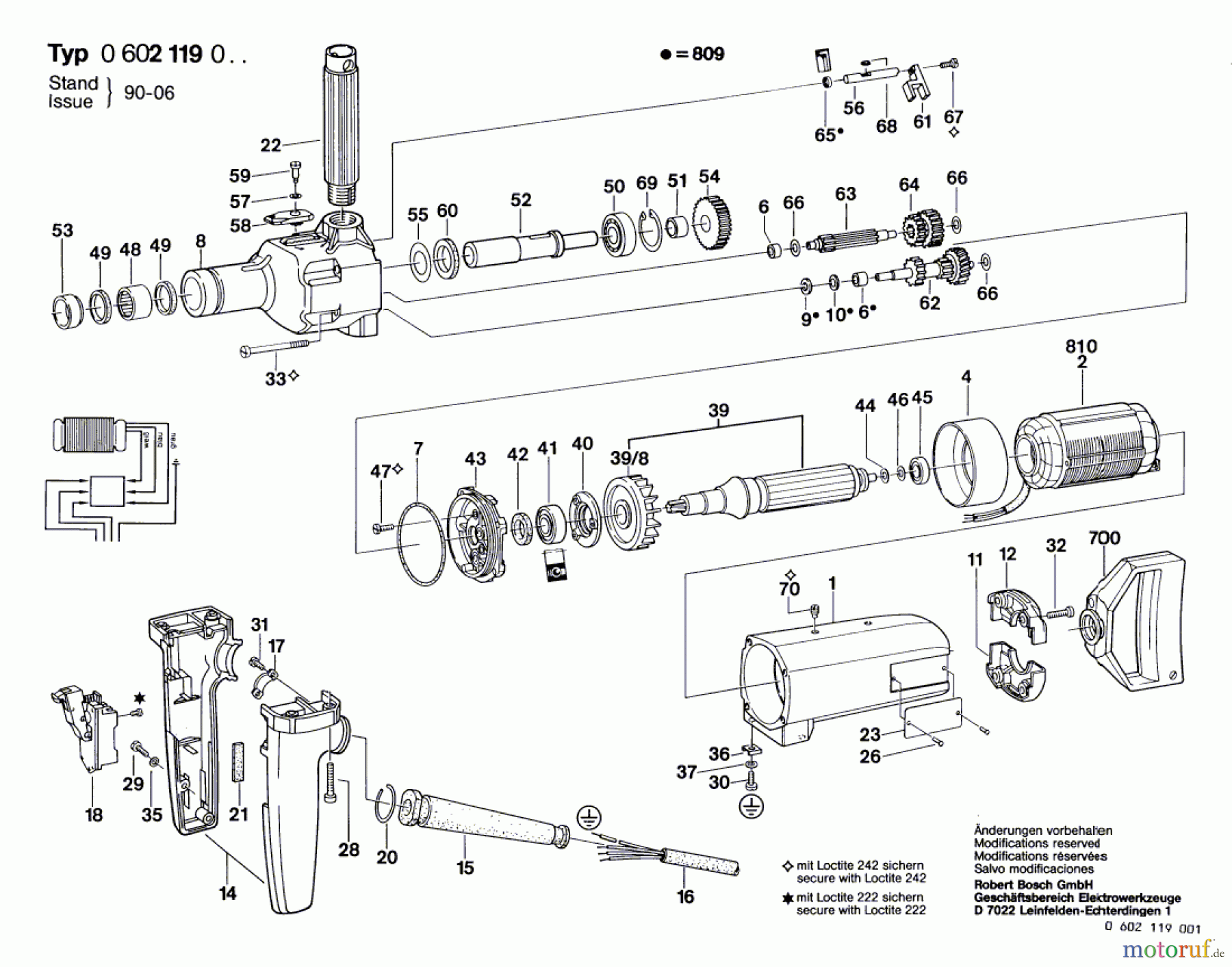 Bosch Werkzeug Bohrmaschine GR.77 Seite 1
