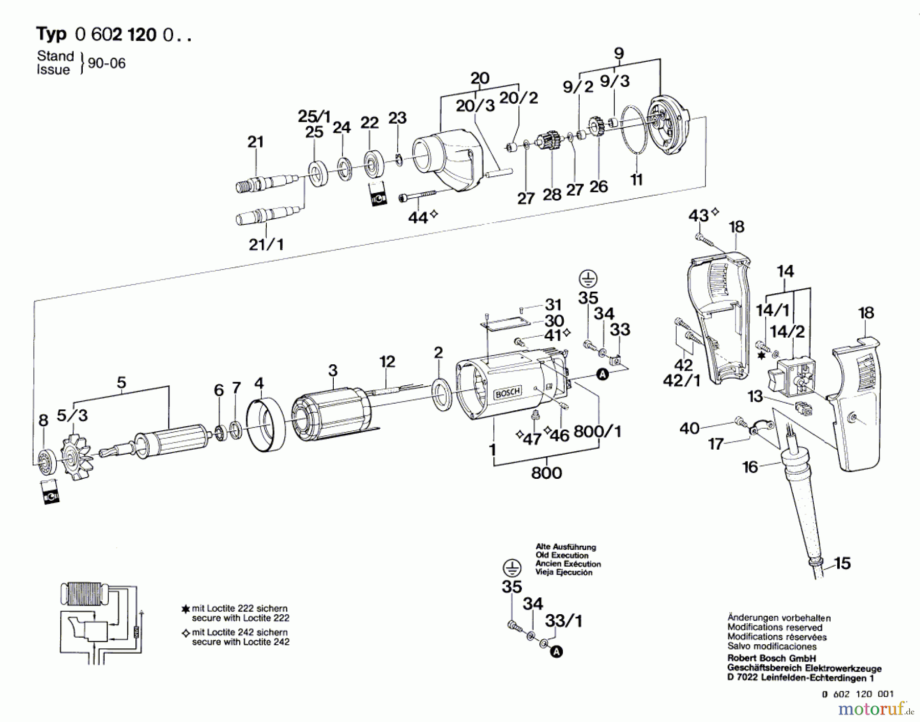 Bosch Werkzeug Hf-Bohrmaschine GR.55 Seite 1