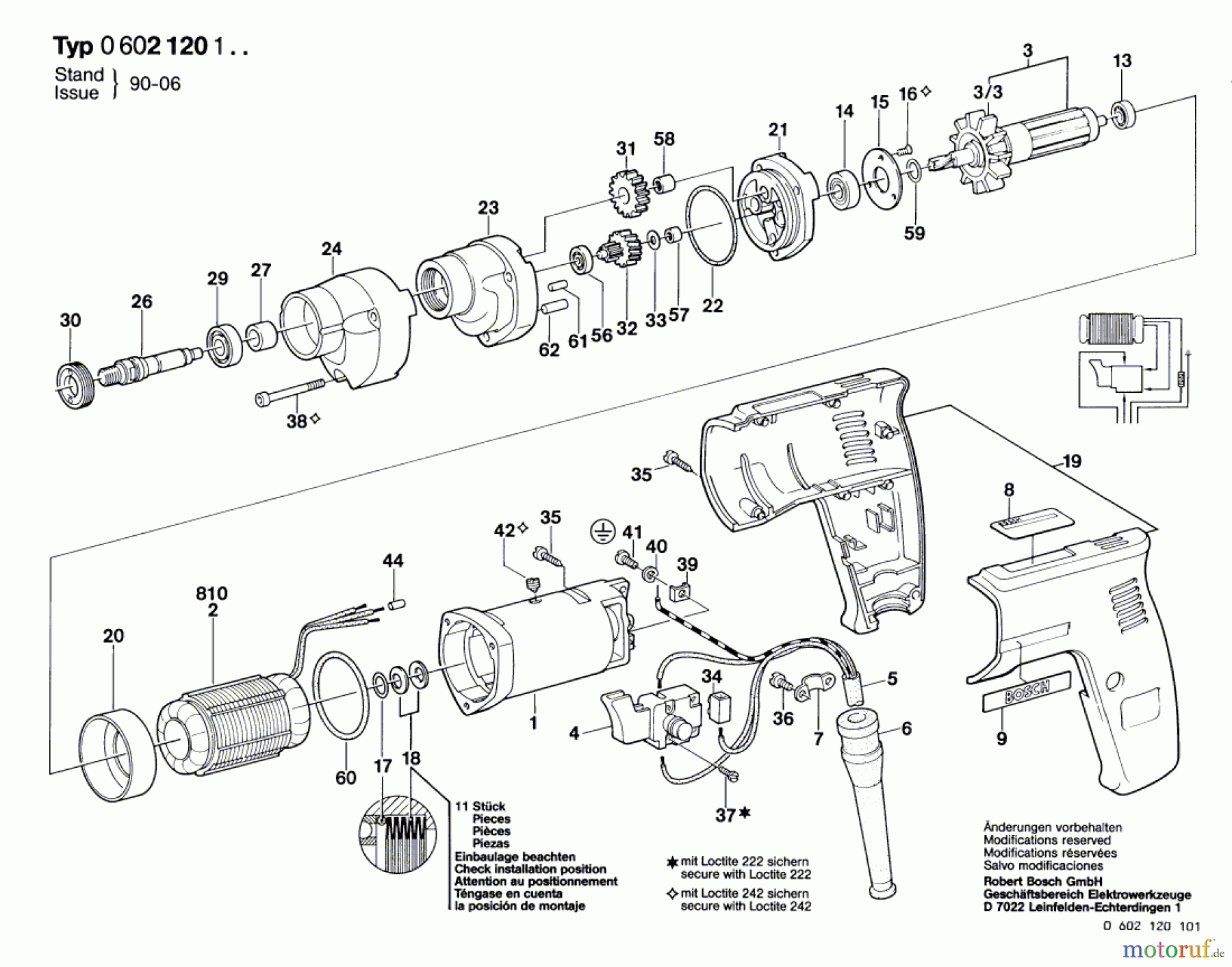 Bosch Werkzeug Hf-Bohrmaschine GR.55 Seite 1