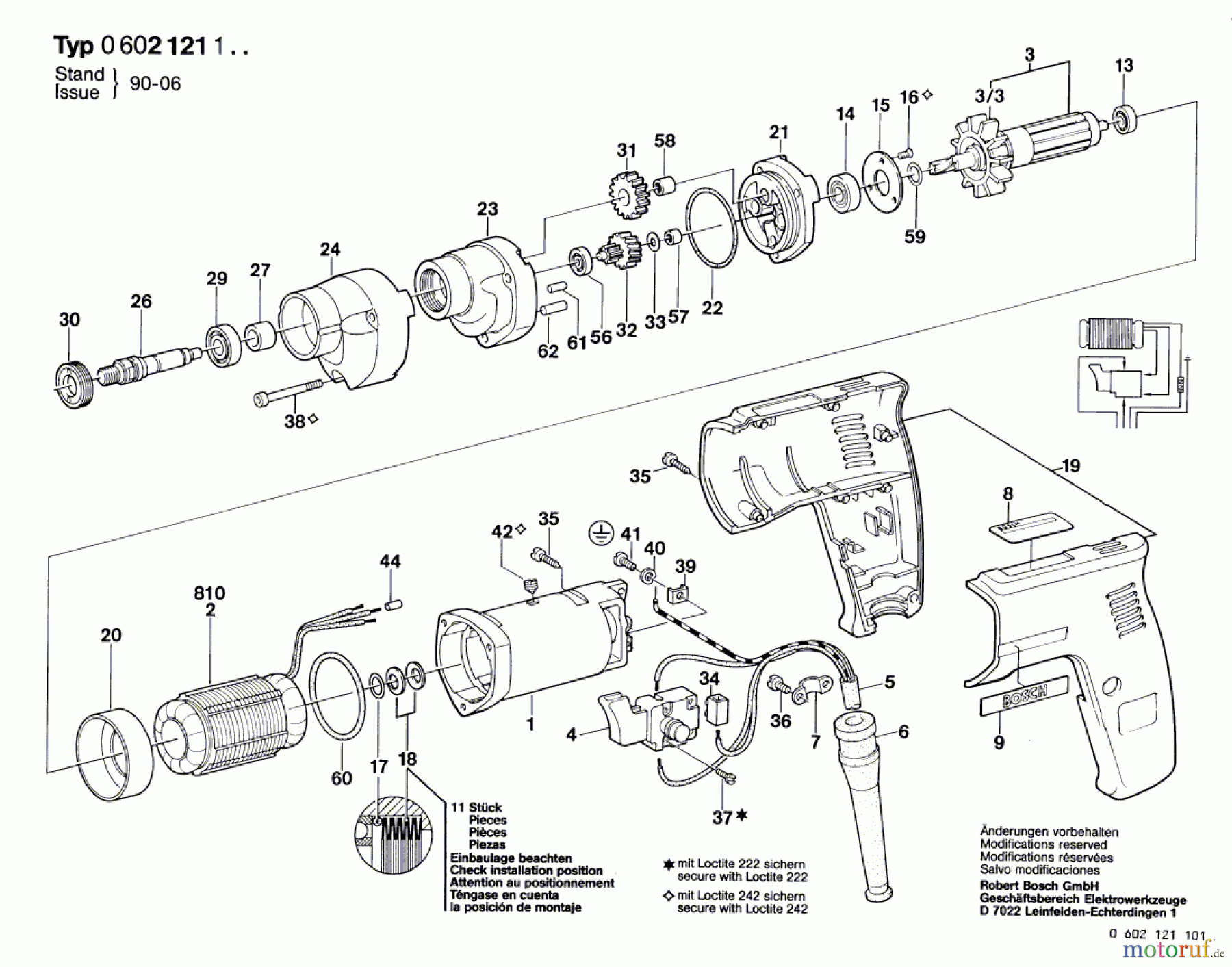 Bosch Werkzeug Hf-Bohrmaschine GR.55 Seite 1