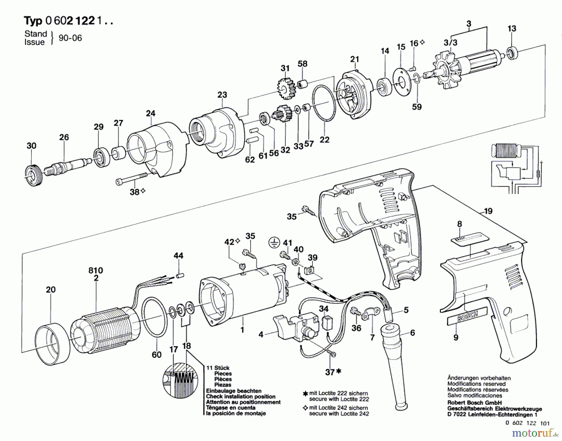  Bosch Werkzeug Hf-Bohrmaschine GR.55 Seite 1