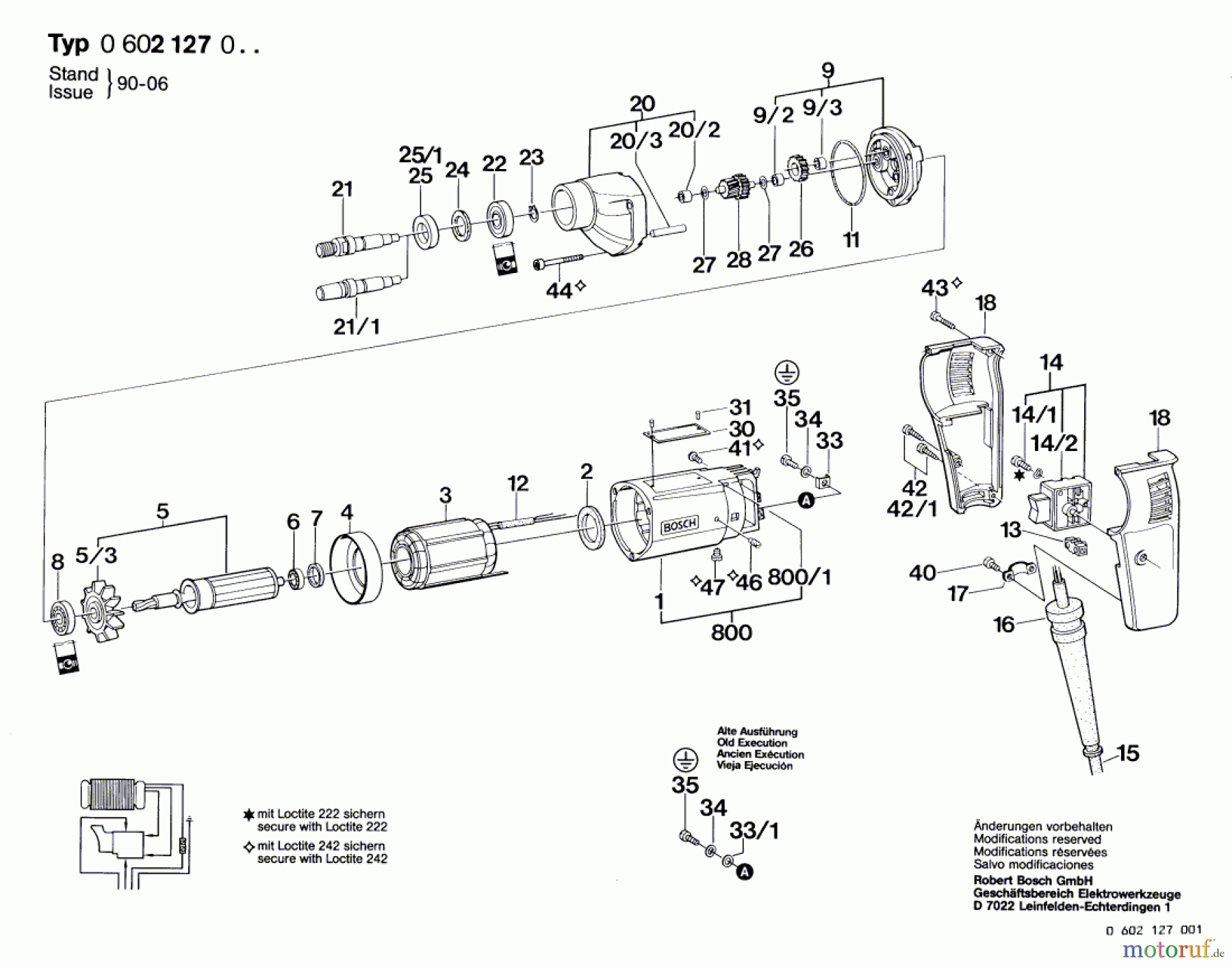 Bosch Werkzeug Hf-Bohrmaschine GR.55 Seite 1