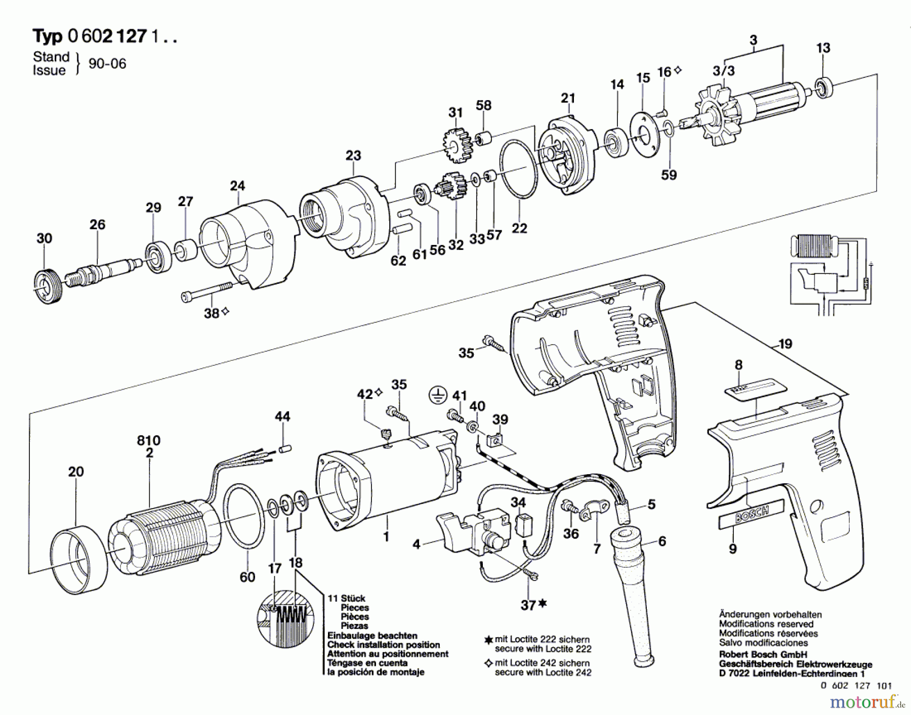 Bosch Werkzeug Hf-Bohrmaschine GR.55 Seite 1