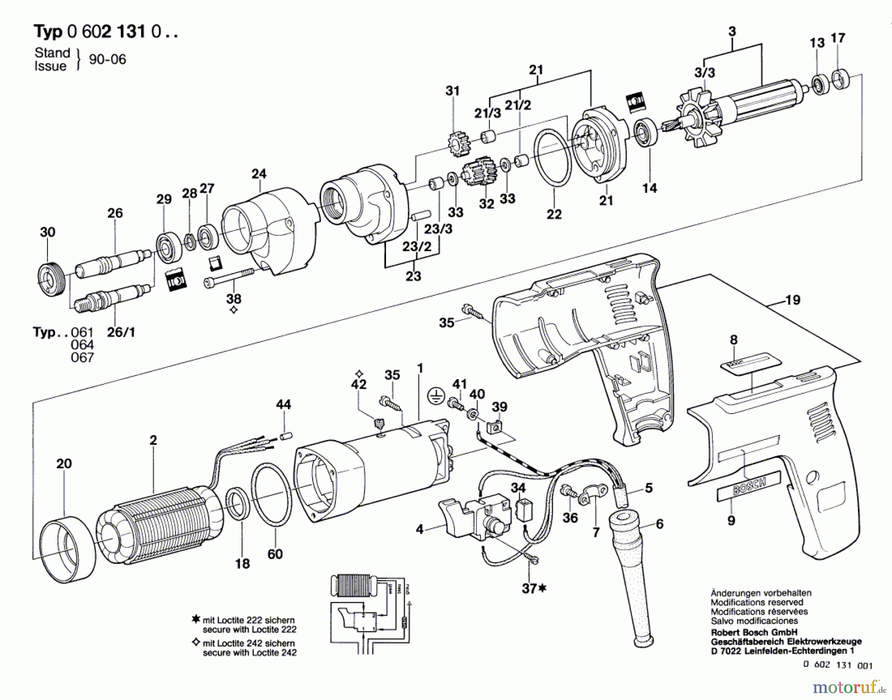 Bosch Werkzeug Hf-Bohrmaschine GR.57 Seite 1