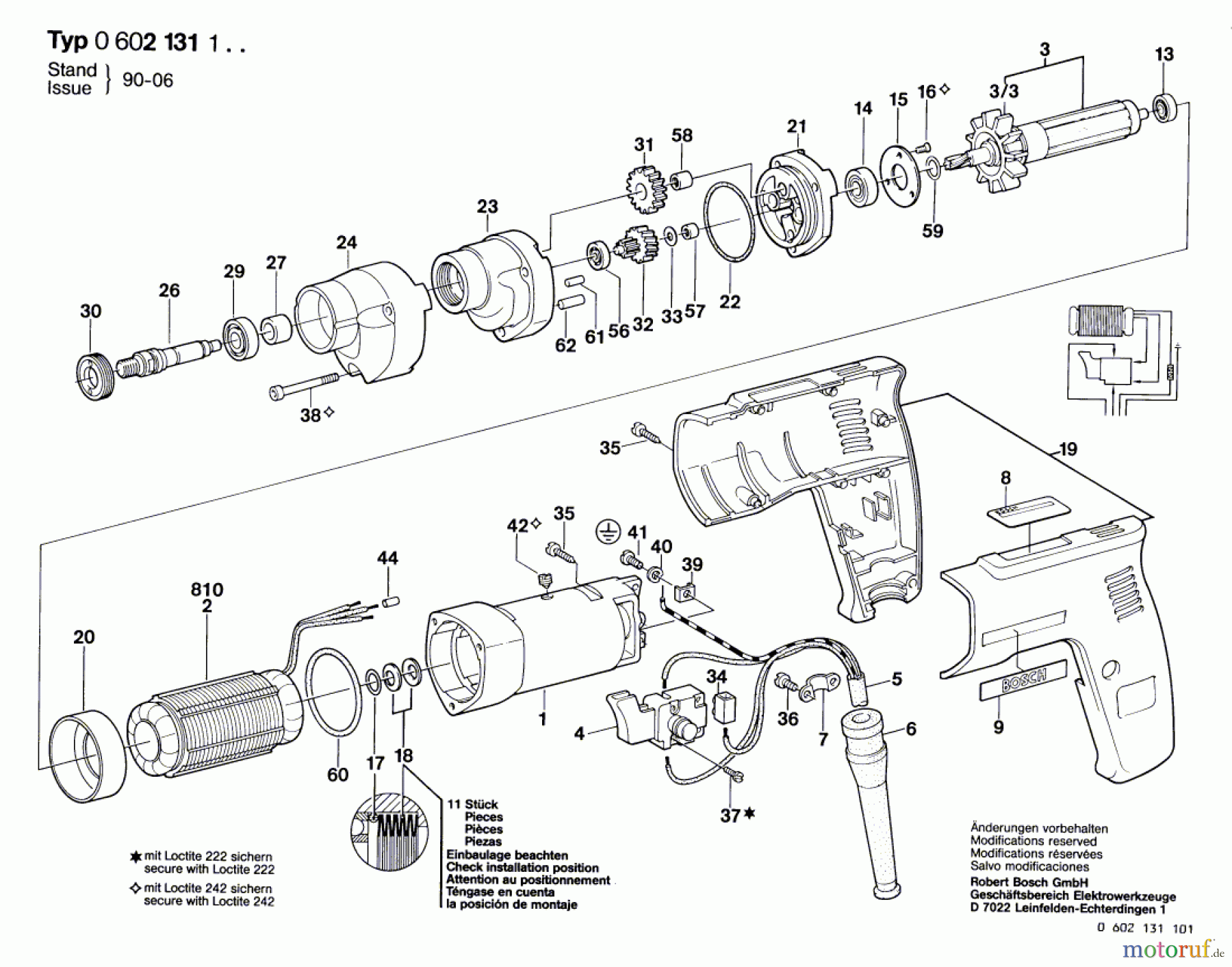 Bosch Werkzeug Bohrmaschine GR.57 Seite 1