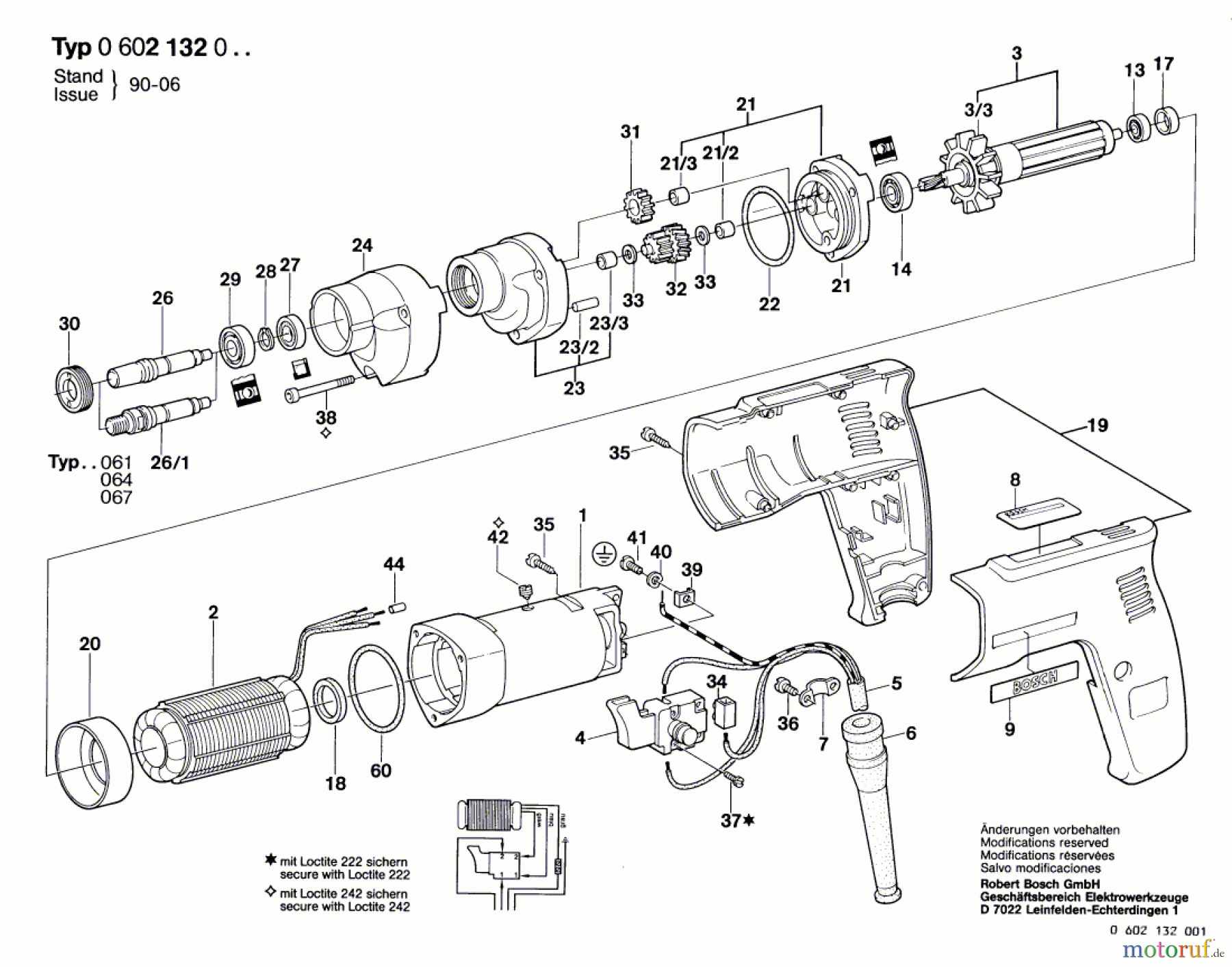 Bosch Werkzeug Hf-Bohrmaschine GR.57 Seite 1