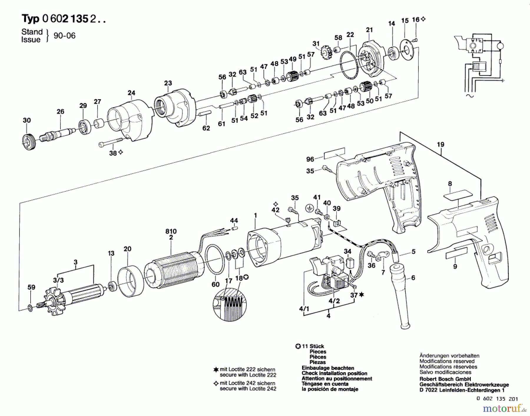Bosch Werkzeug Hf-Bohrmaschine GR.57 Seite 1