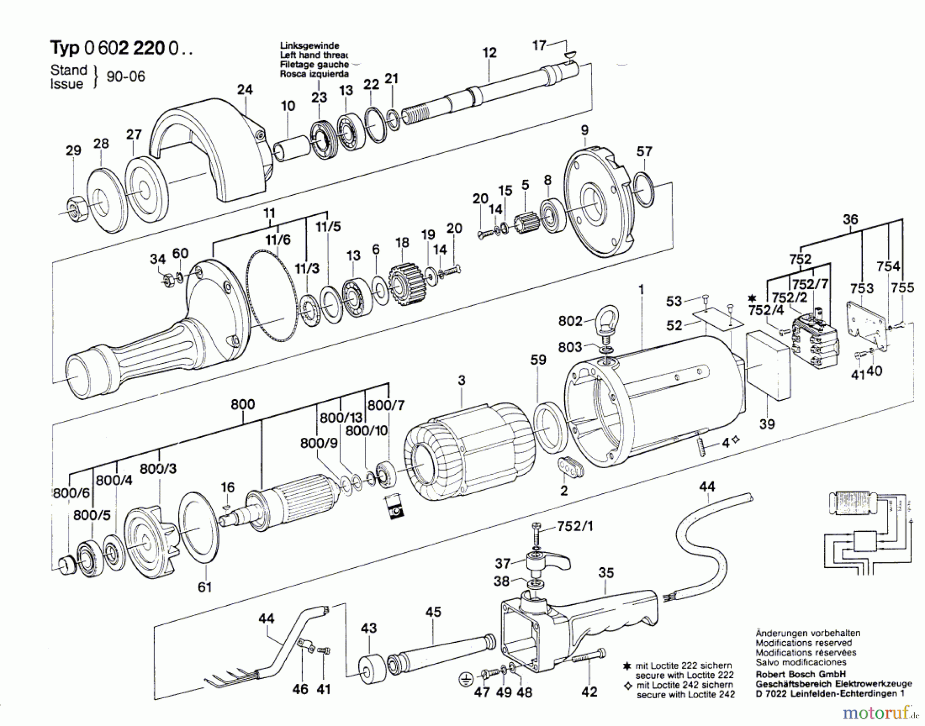 Bosch Werkzeug Hf-Geradschleifer ---- Seite 1