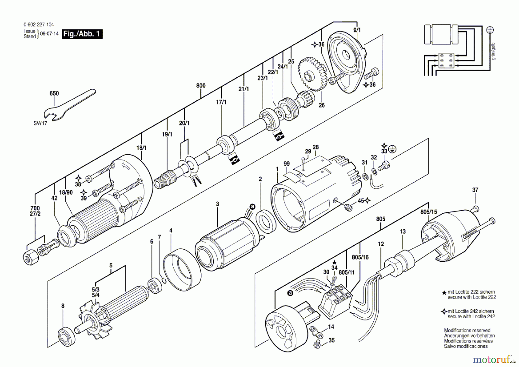 Bosch Werkzeug Hf-Geradschleifer ---- Seite 1