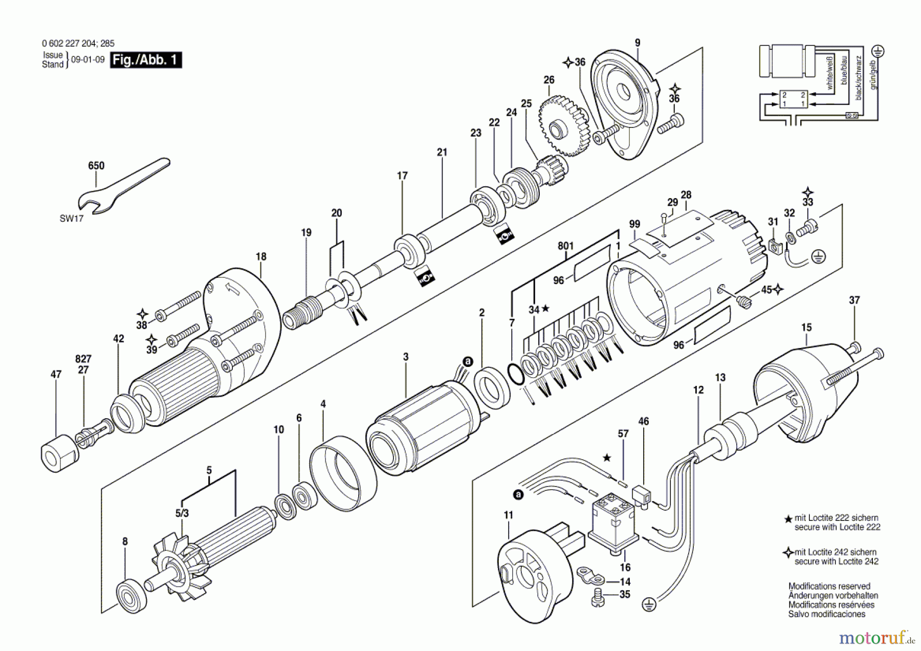 Bosch Werkzeug Geradschleifer ---- Seite 1