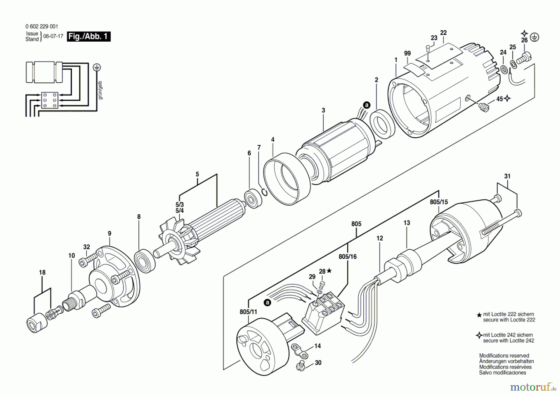 Bosch Werkzeug Hf-Geradschleifer ---- Seite 1
