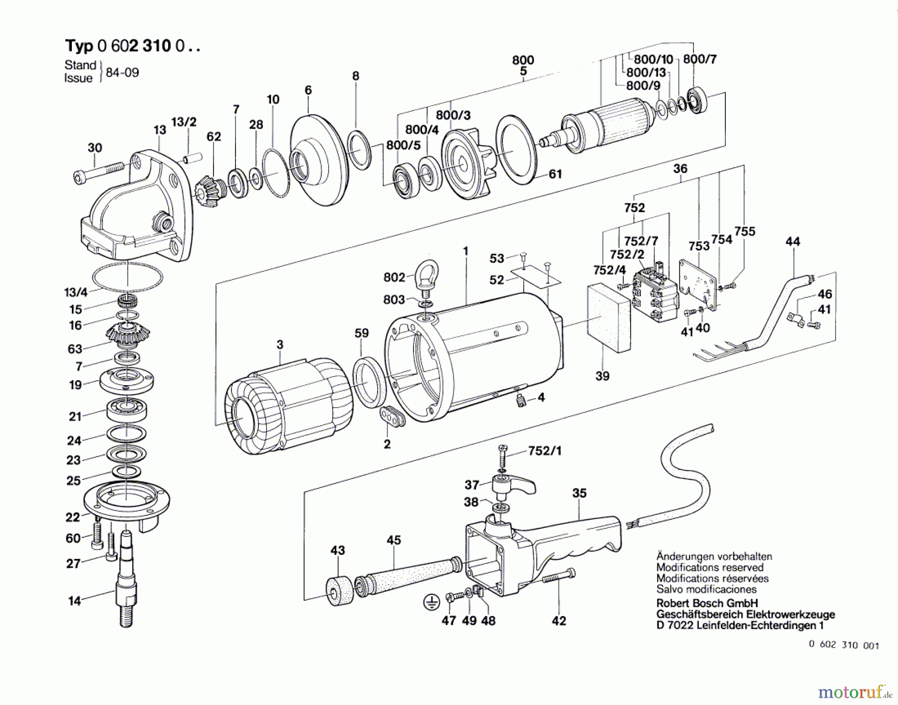 Bosch Werkzeug Hf-Winkelschleifer ---- Seite 1