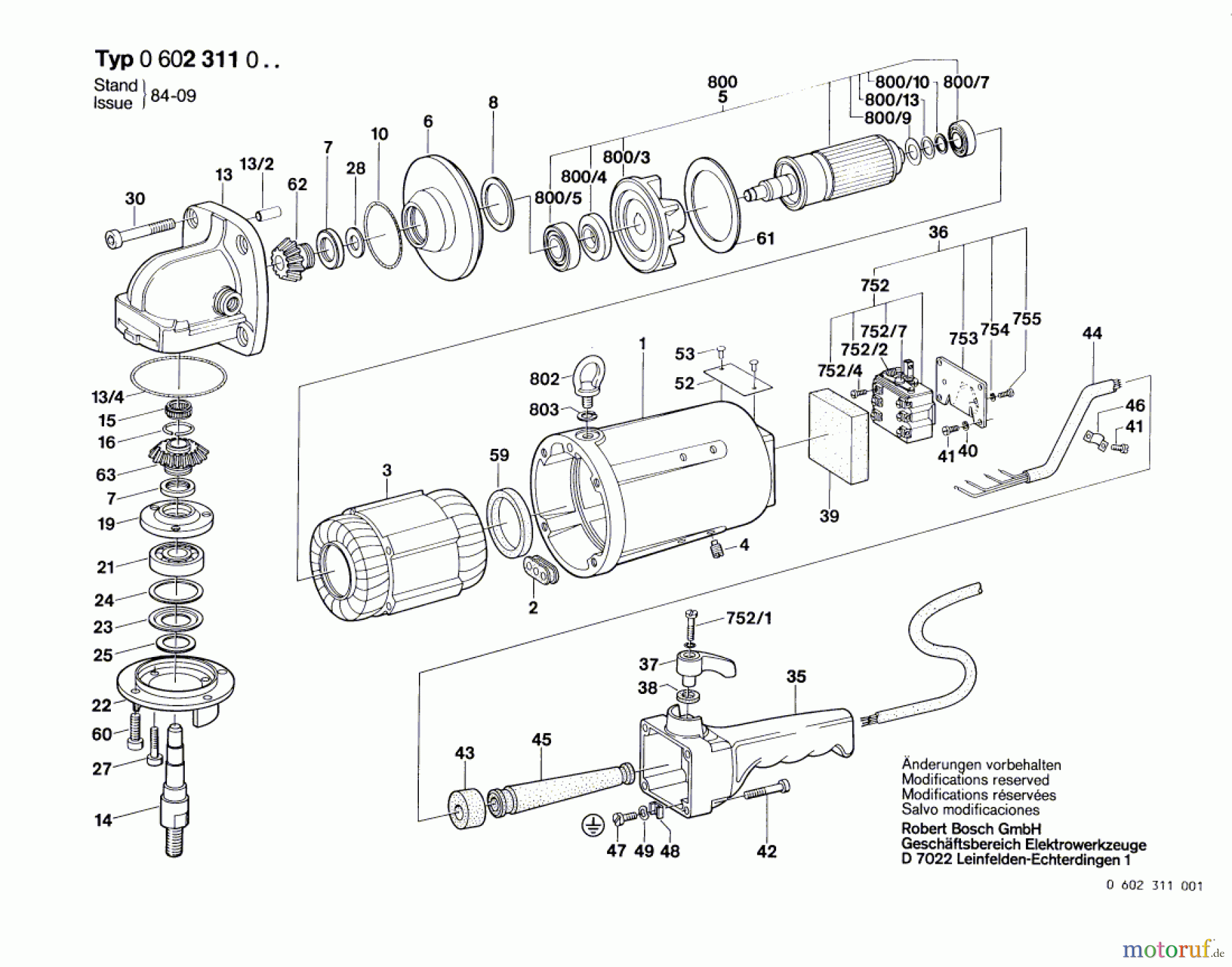 Bosch Werkzeug Hf-Winkelschleifer ---- Seite 1