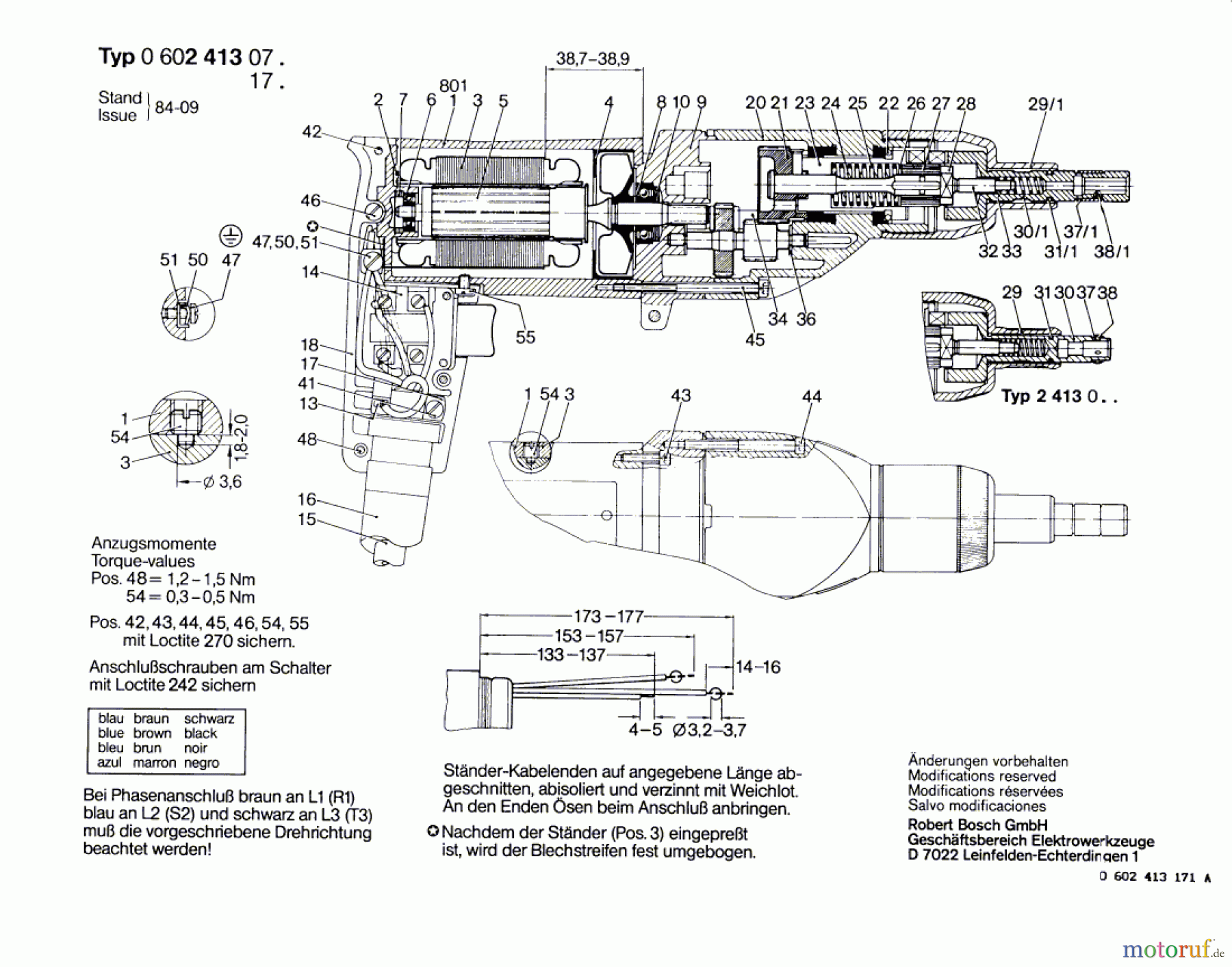 Bosch Werkzeug Hf-Schrauber ---- Seite 1