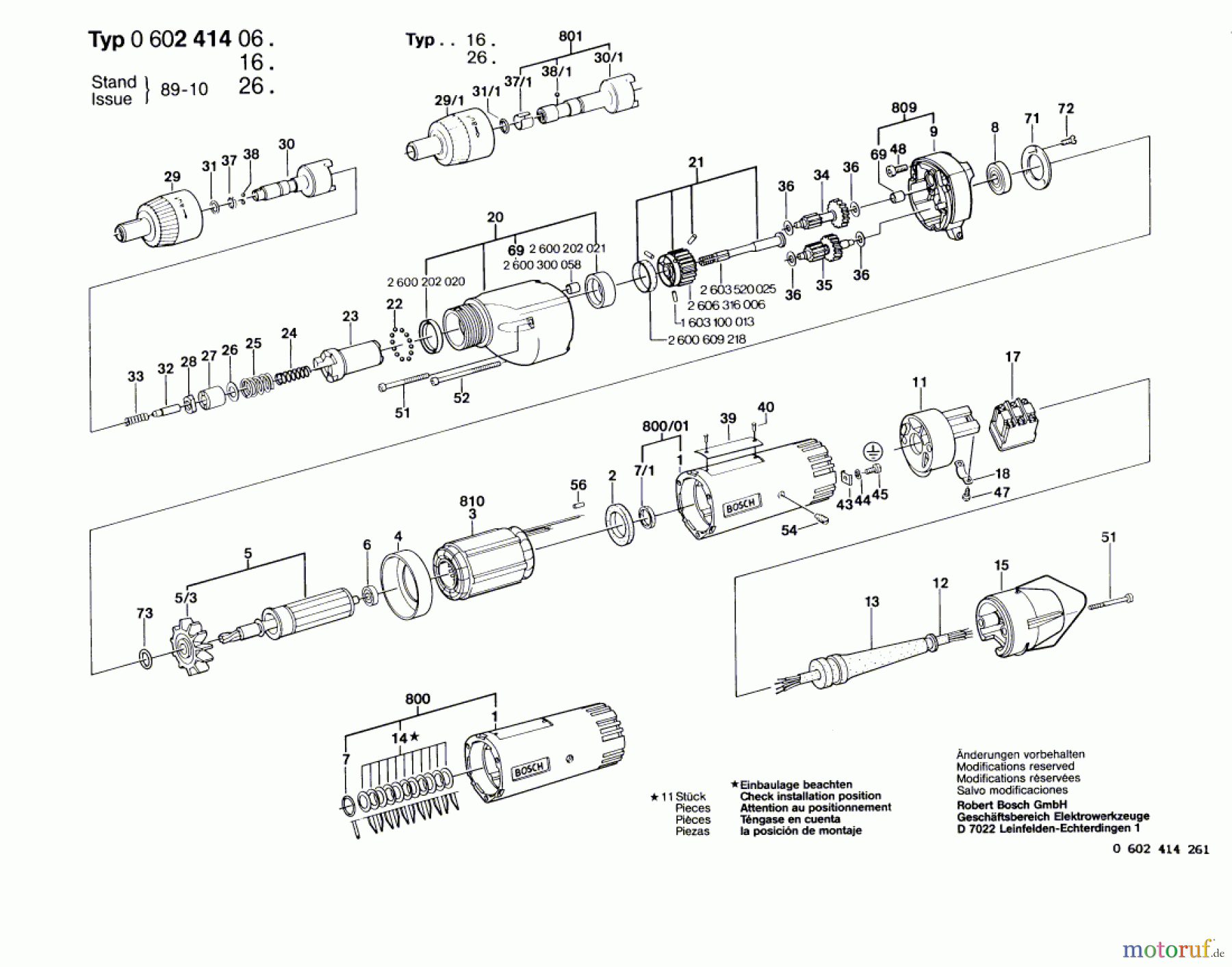 Bosch Werkzeug Hf-Schrauber ---- Seite 1