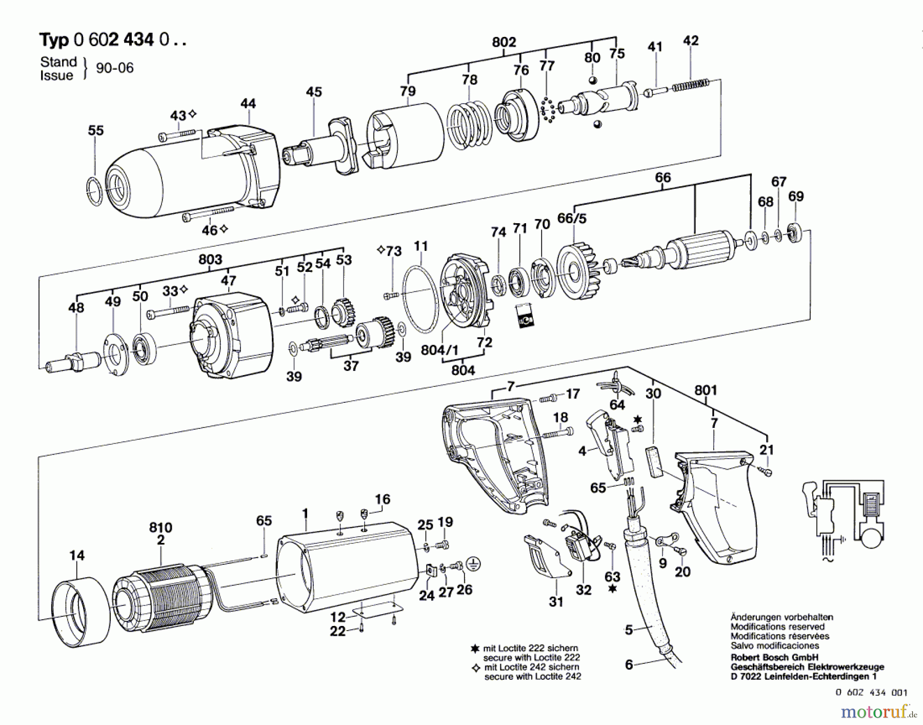 Bosch Werkzeug Hf-Schlagschrauber ---- Seite 1