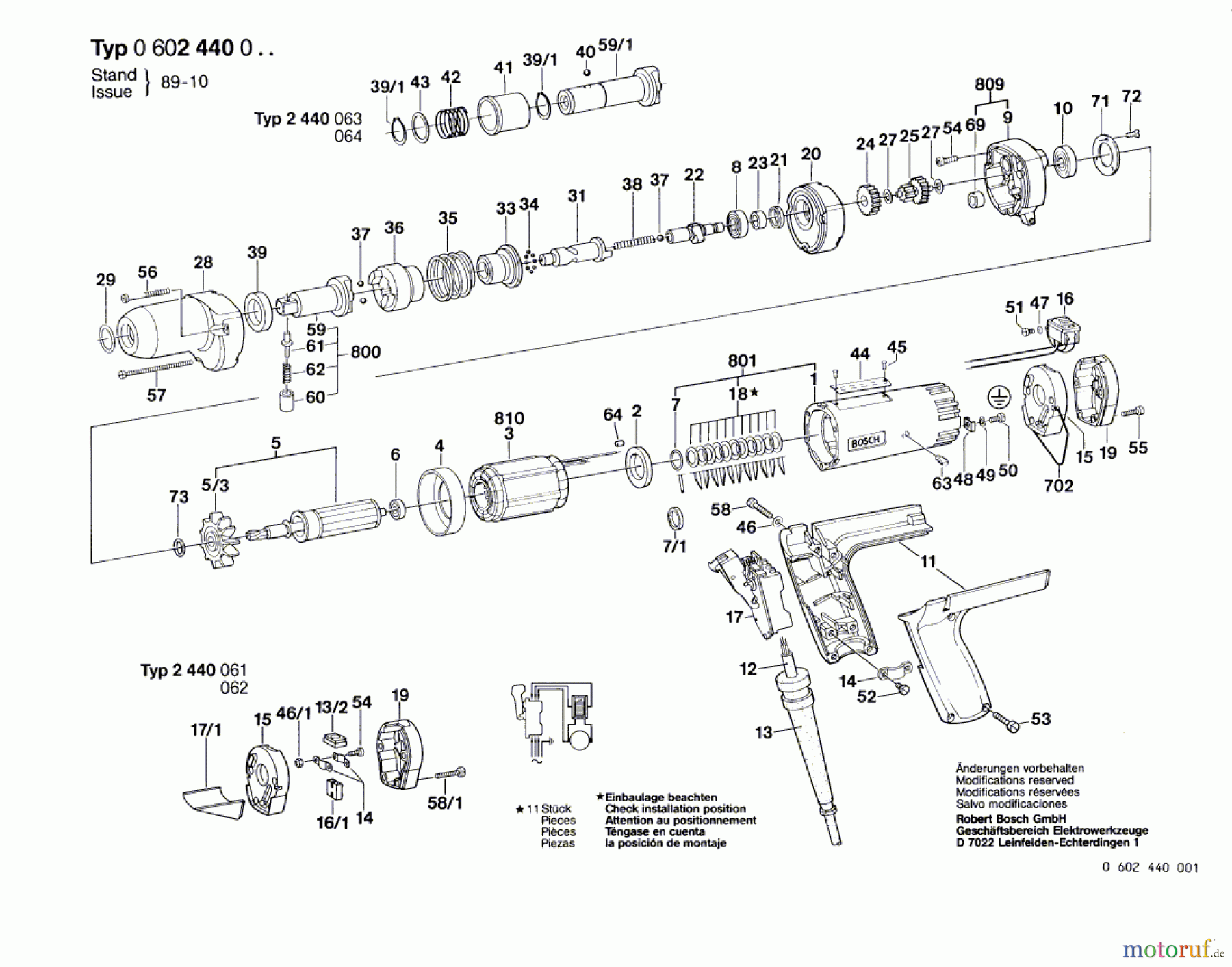 Bosch Werkzeug Hf-Schlagschrauber ---- Seite 1