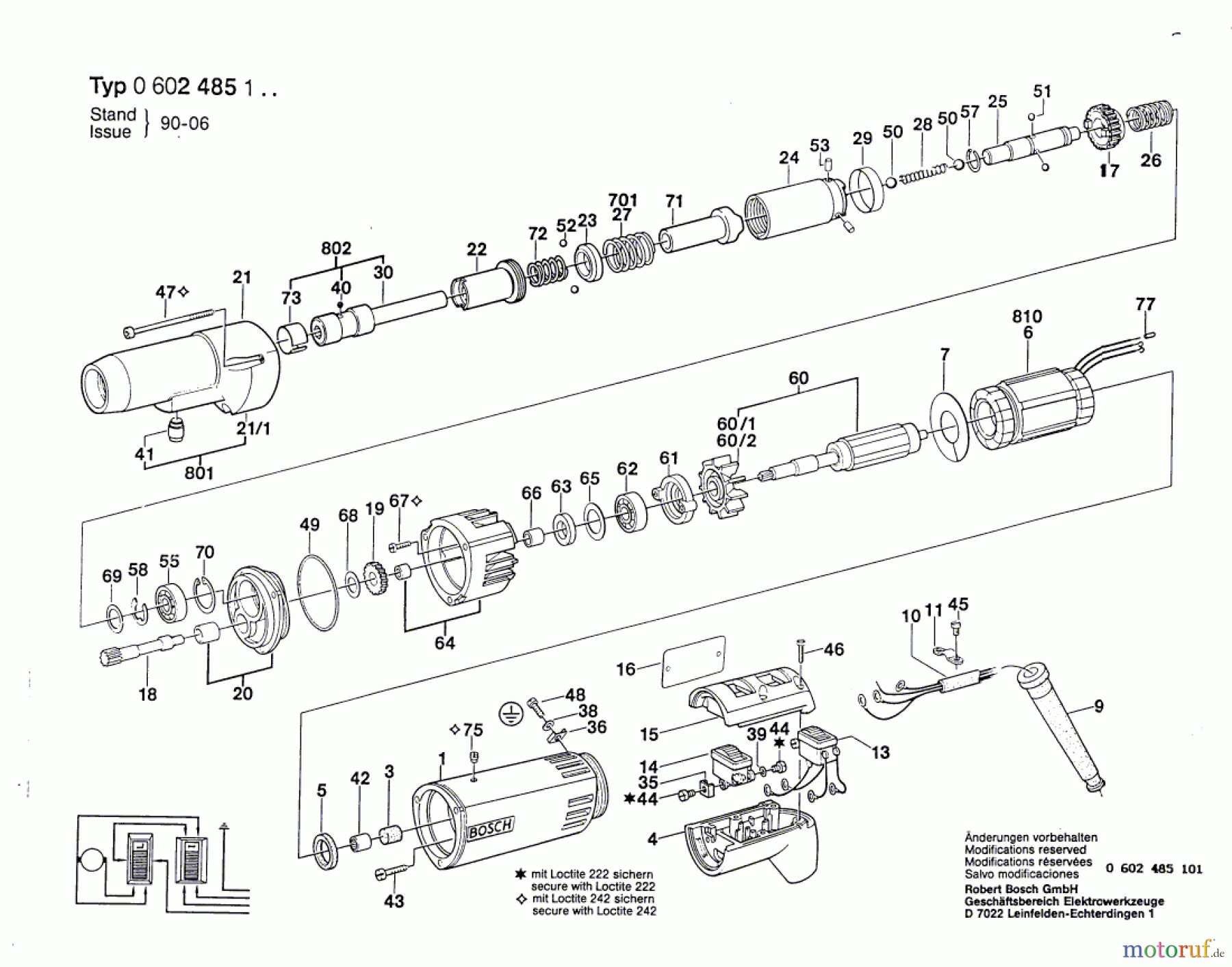 Bosch Werkzeug Hf-Abschaltschrauber ---- Seite 1