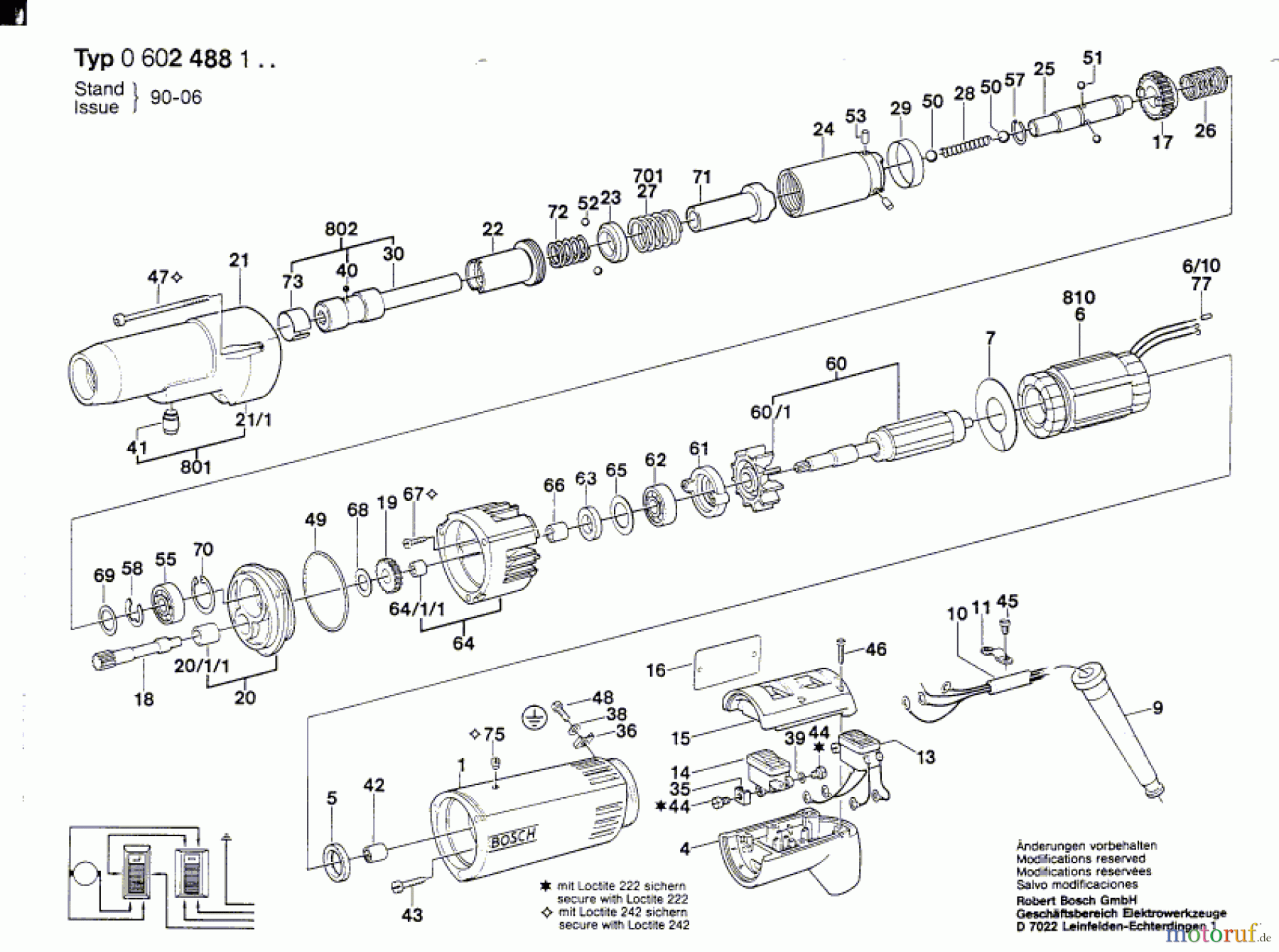 Bosch Werkzeug Hf-Abschaltschrauber ---- Seite 1