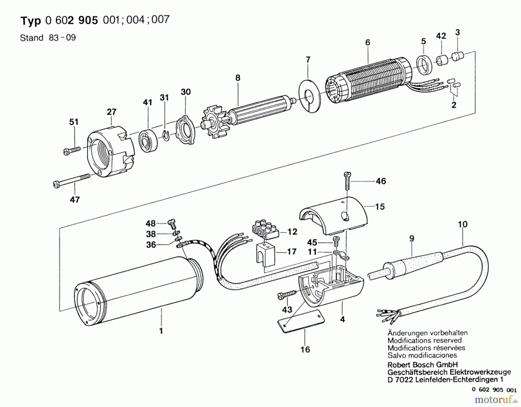 Bosch Werkzeug Hf-Anbaumotor GR./SIZE 44 Seite 1