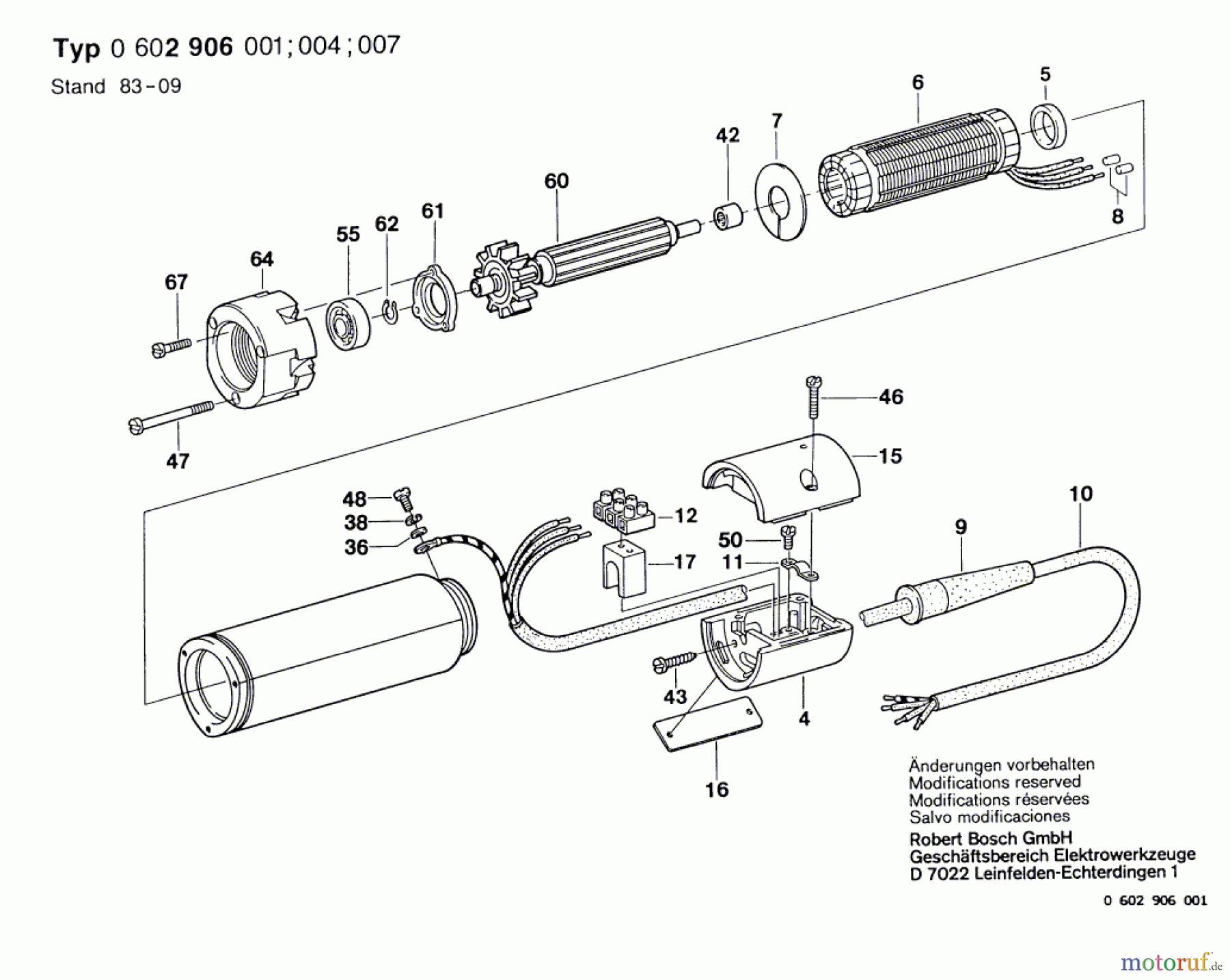 Bosch Werkzeug Hf-Anbaumotor GR./SIZE 48 Seite 1