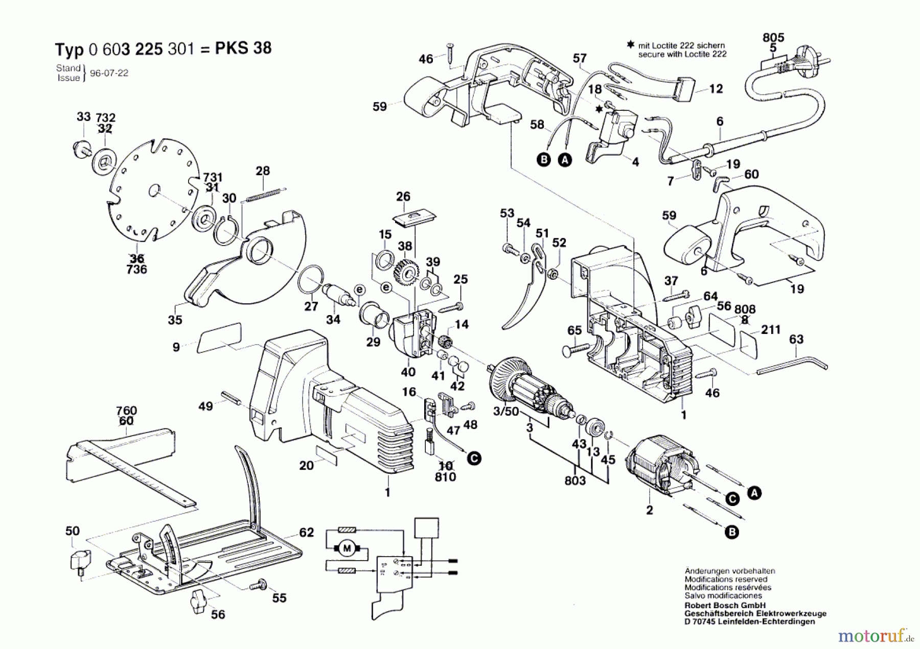 Bosch Werkzeug Hw-Handkreissäge PKS 40 Seite 1