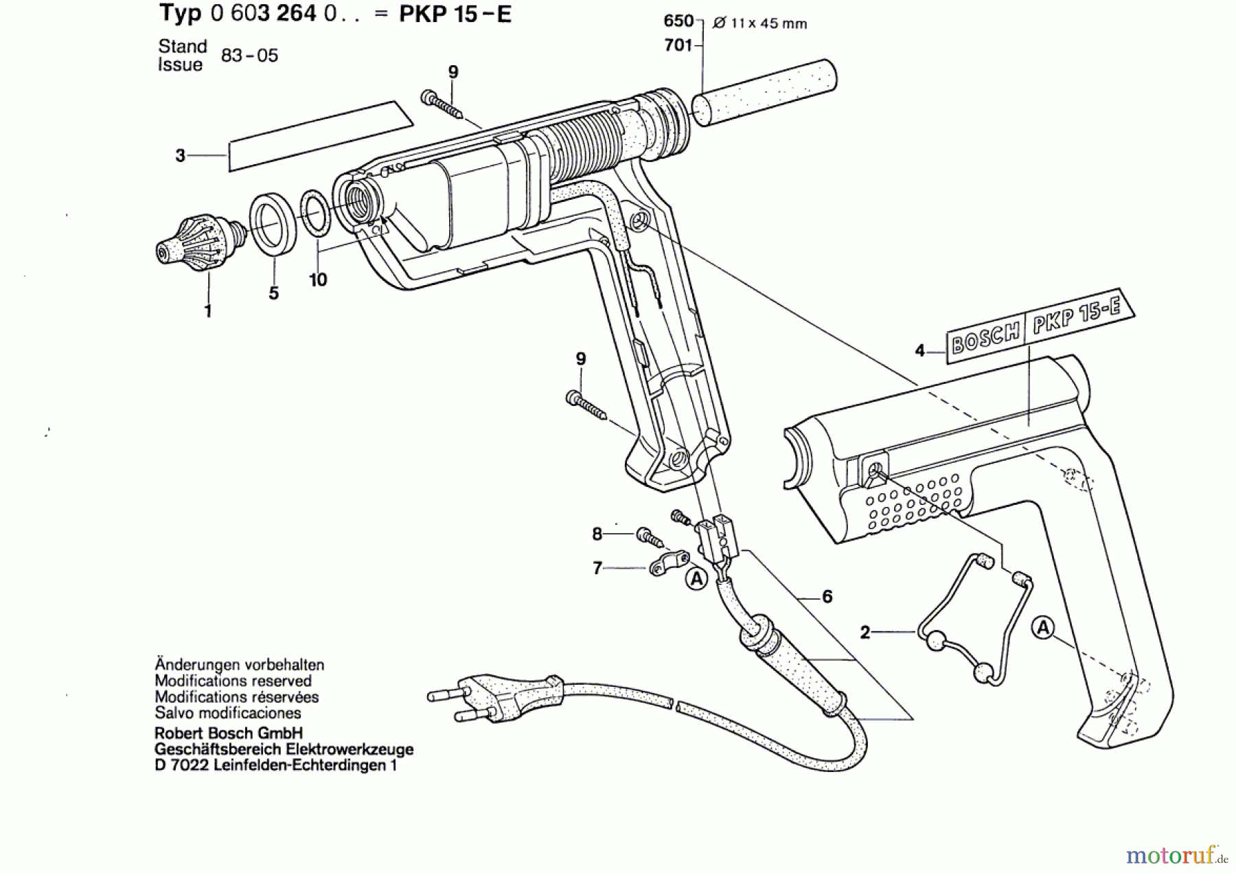 Bosch Werkzeug Klebepistole PKP 15 E Seite 1