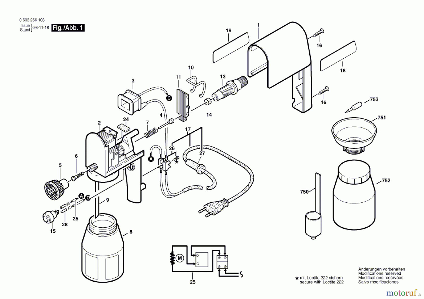 Bosch Wassertechnik Spritzpistole PSP 60 Seite 1