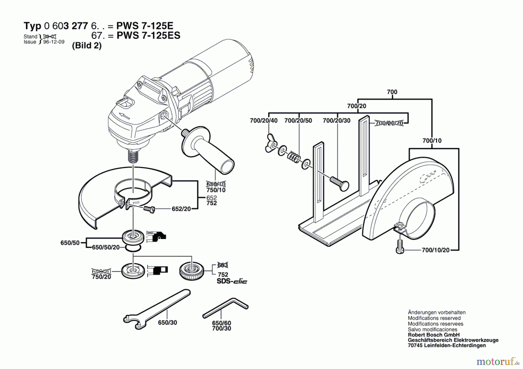Bosch Werkzeug Winkelschleifer PWS 7-125 E Seite 2