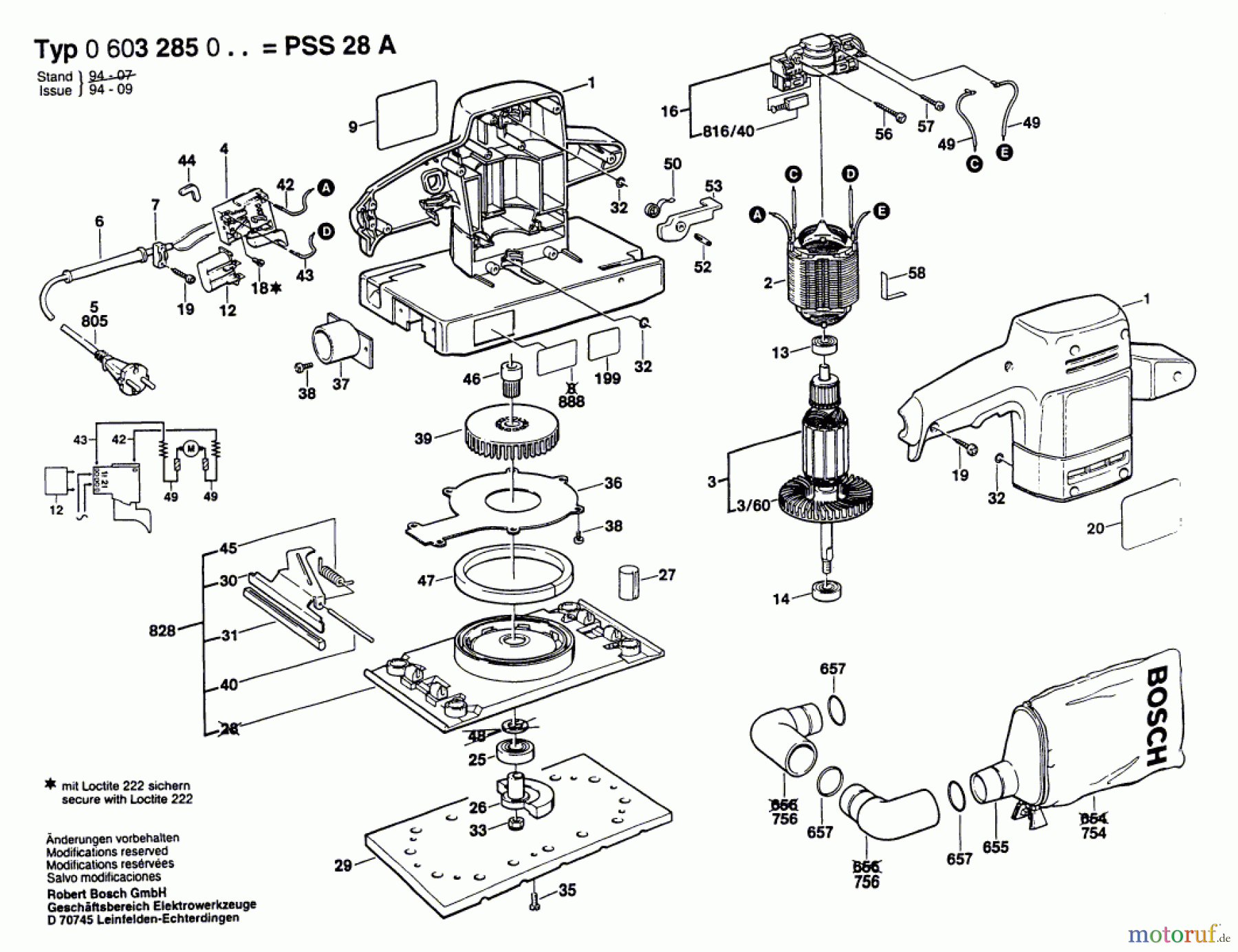 Bosch Werkzeug Schwingschleifer PSS 28 A Seite 1