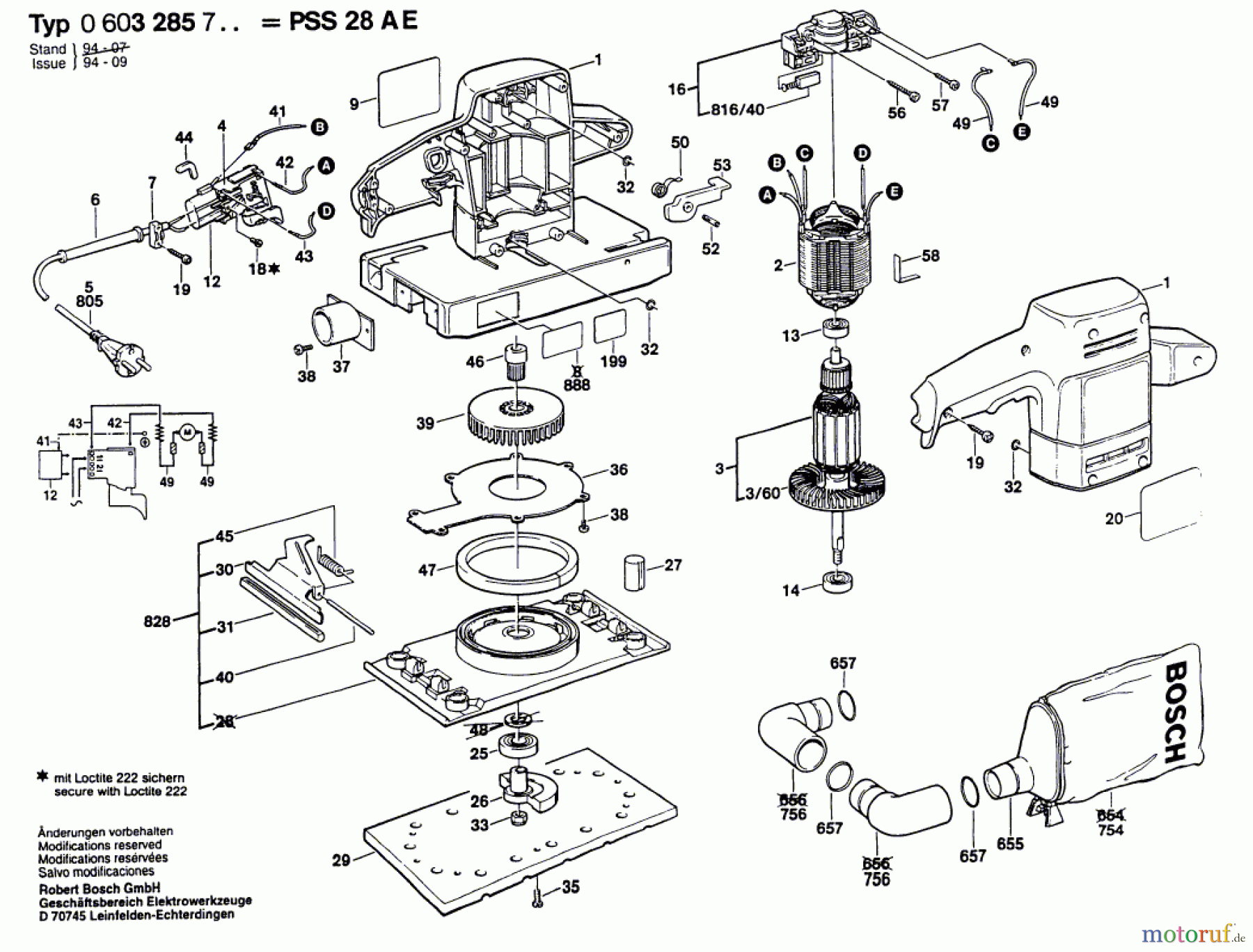  Bosch Werkzeug Schwingschleifer PSS 28 AE Seite 1