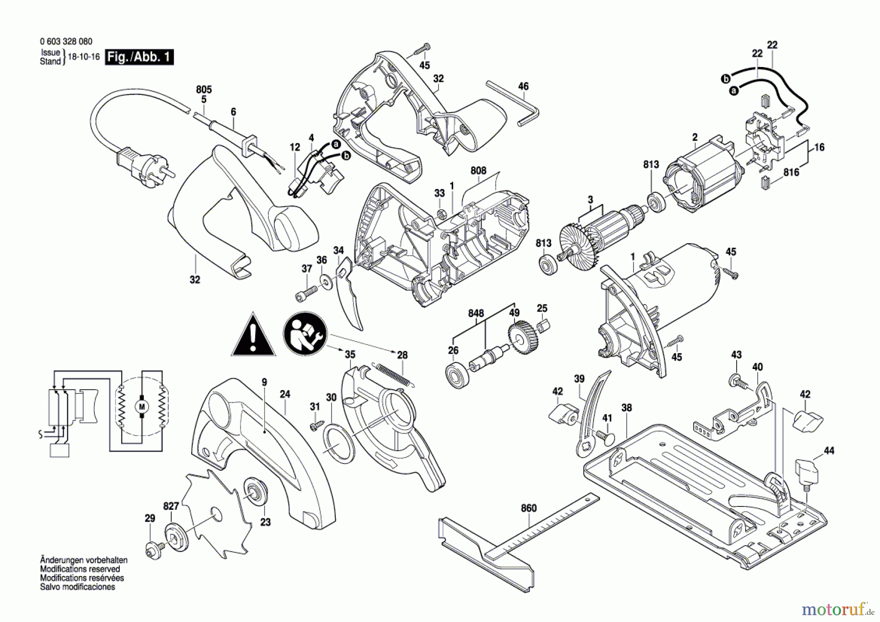Bosch Werkzeug Kreissäge PKS 40 Seite 1