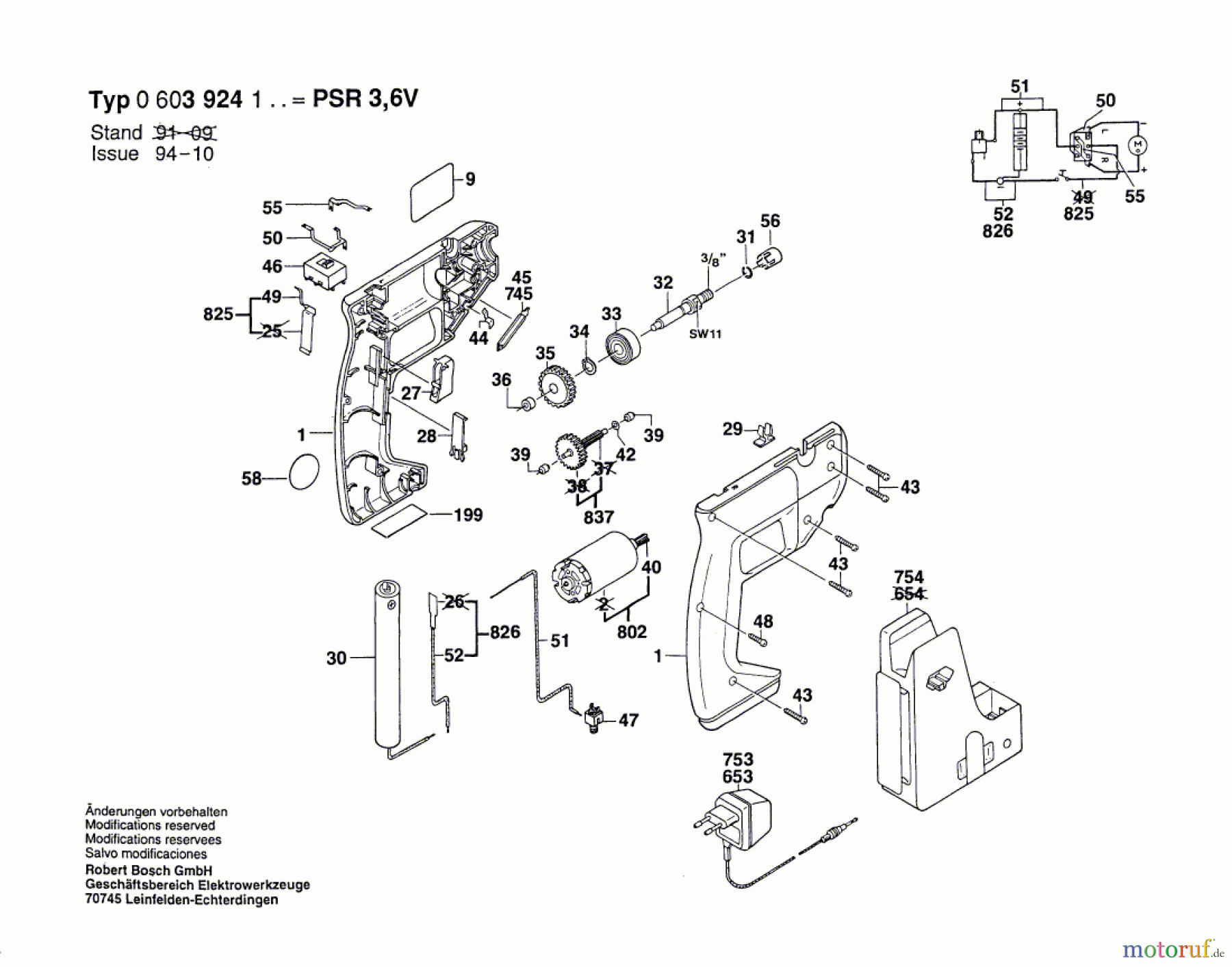 Bosch Akku Werkzeug Akku-Schrauber PSR 3,6 V Seite 1