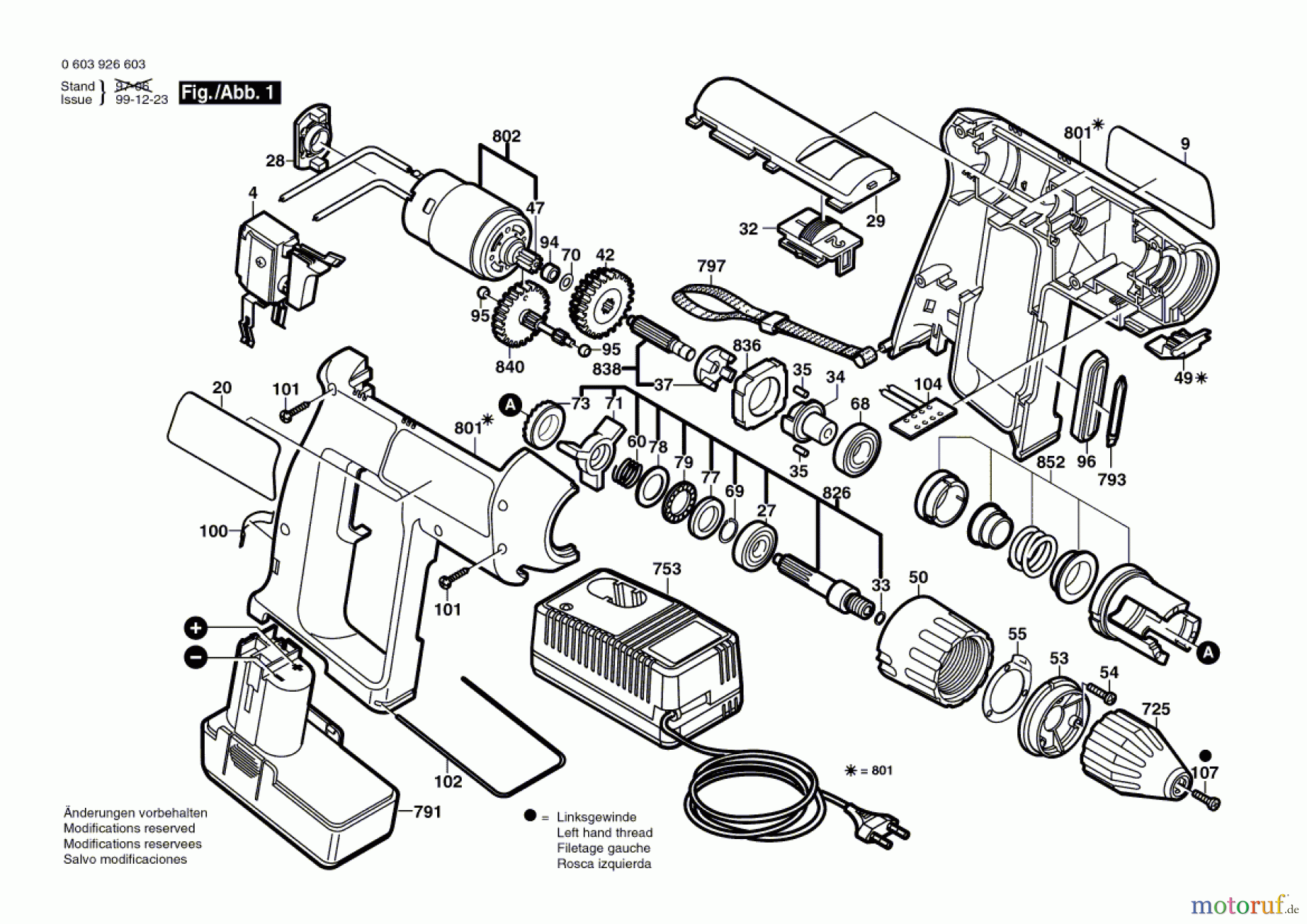 Bosch Akku Werkzeug Akku-Schlagbohrmaschine PSB 9,6 VES-2 Seite 1