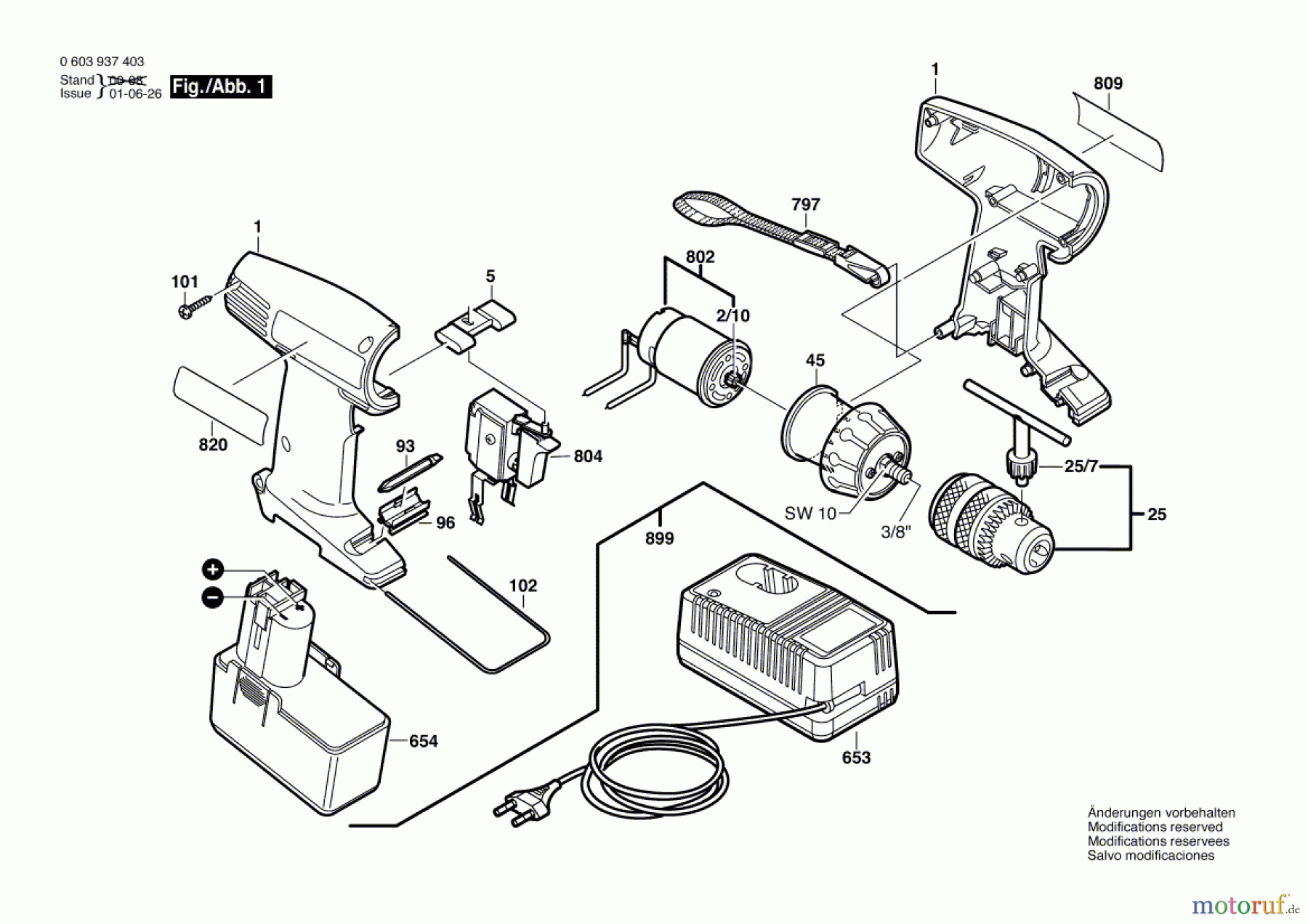 Bosch Akku Werkzeug Akku-Schrauber PSR 14,4 VE Seite 1